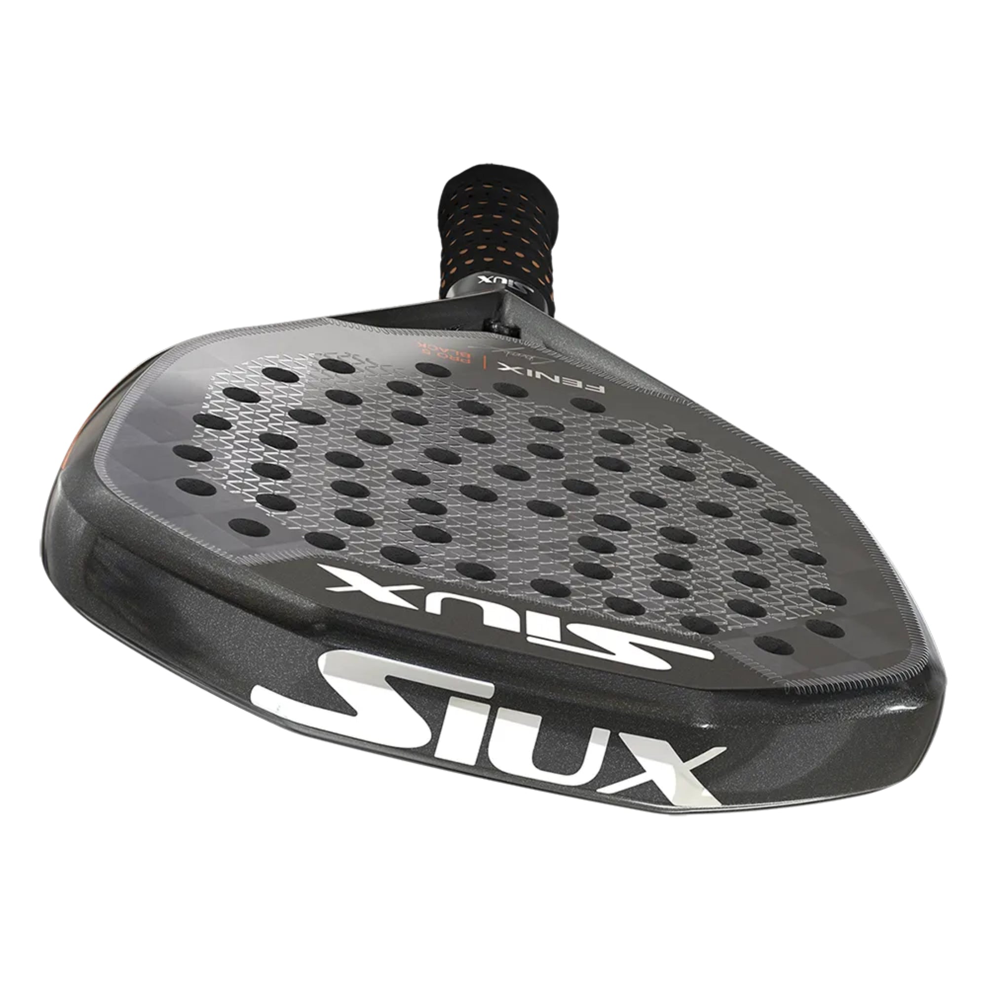 Siux Fenix Pro 5 Black Padel Racket - Top