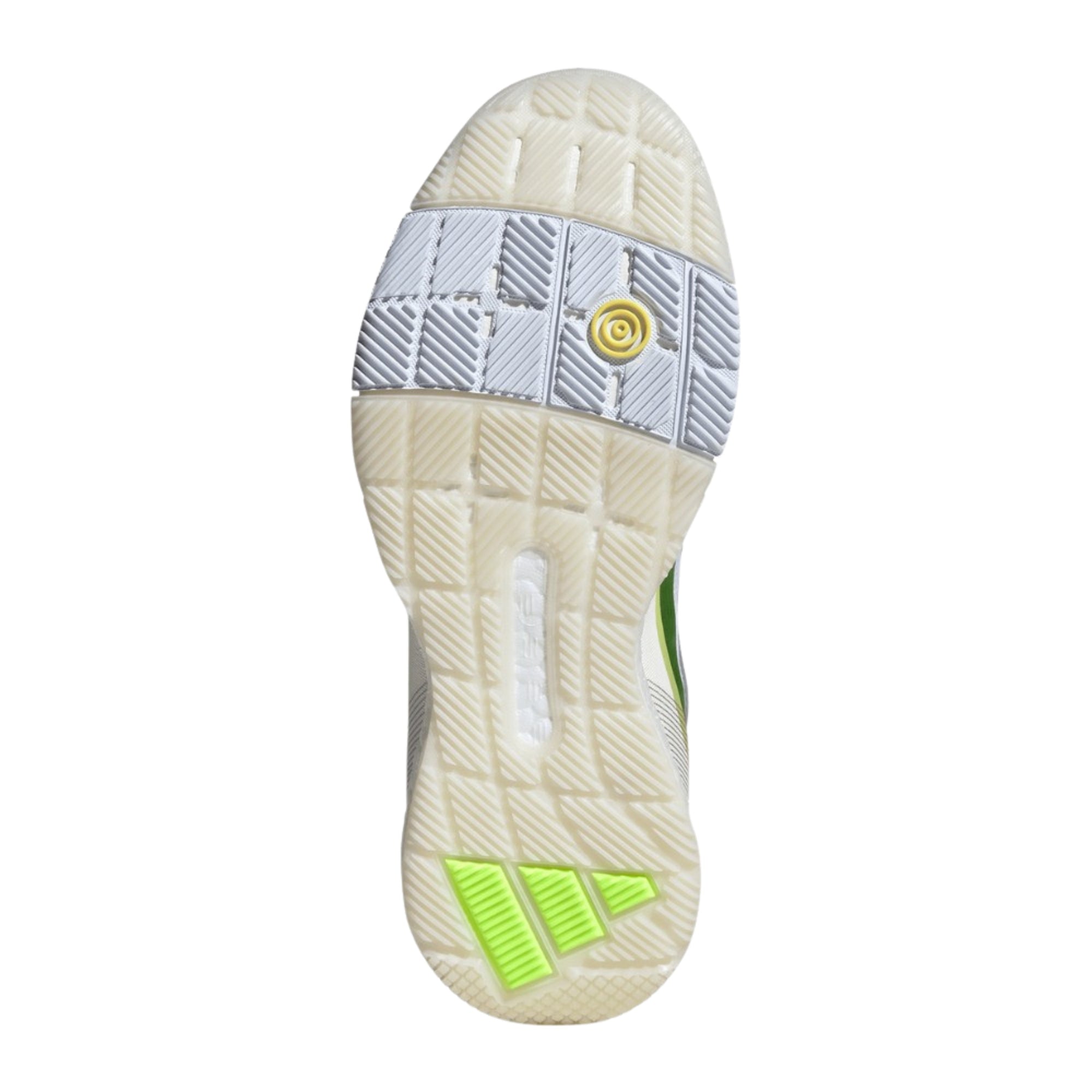 Adidas Crazyquick Boost W Padel Shoes - White/Lucid Lemon - Outsole
