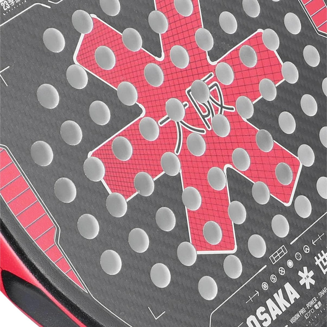 Osaka Vision Pro Power Snap Padel Racket - Face