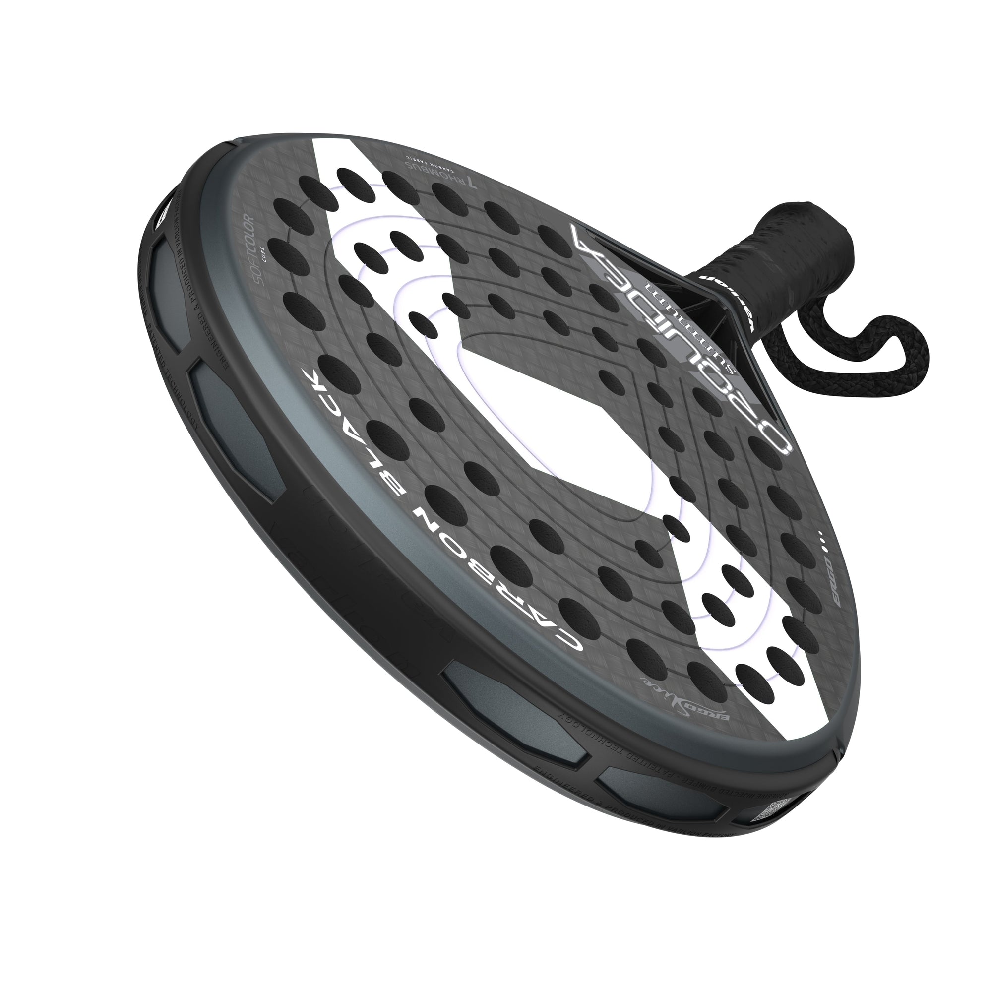 Varlion LW Carbon Black Orquidea Padel Racket - Top