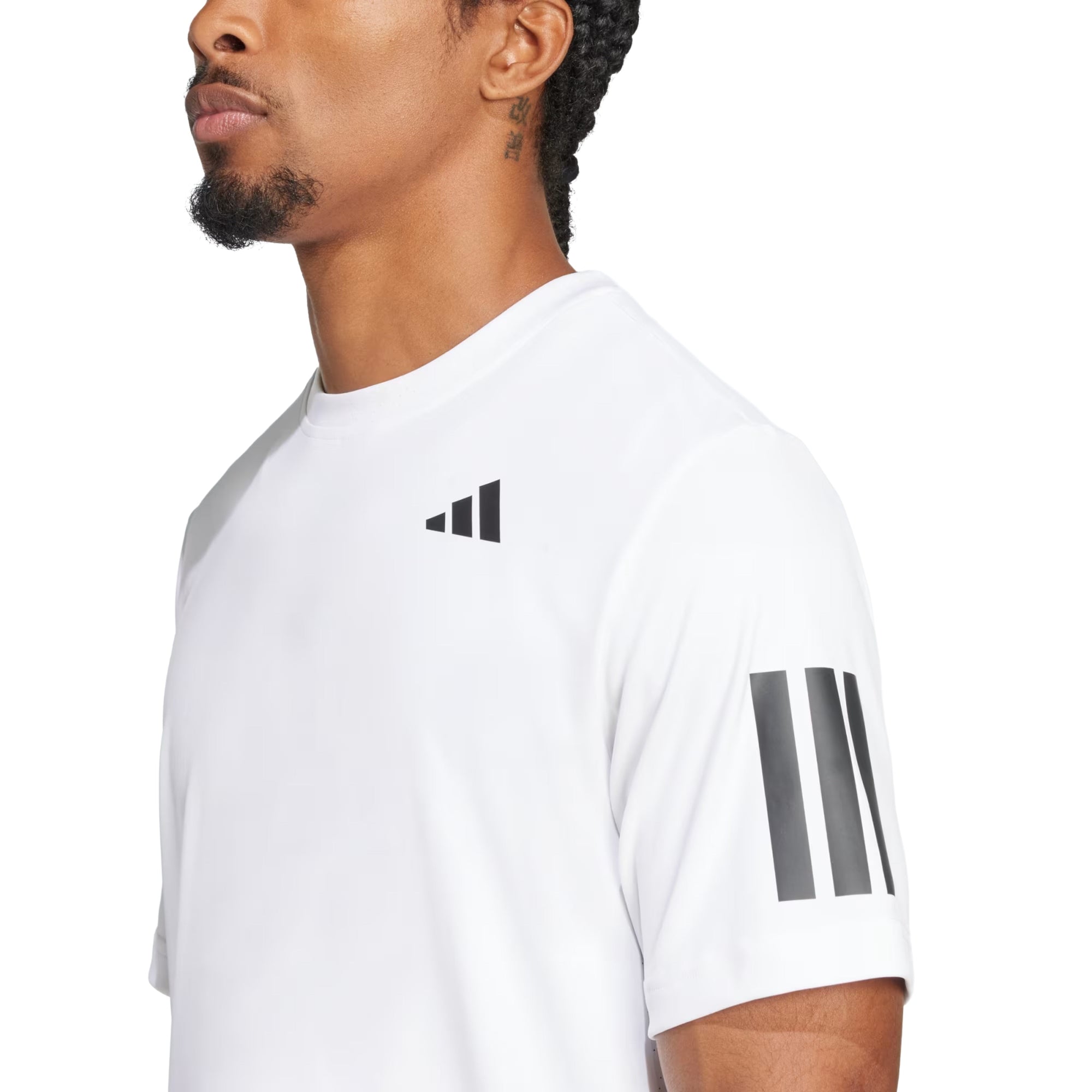 Adidas Club 3-Stripes Climacool Tee - White - 3STR