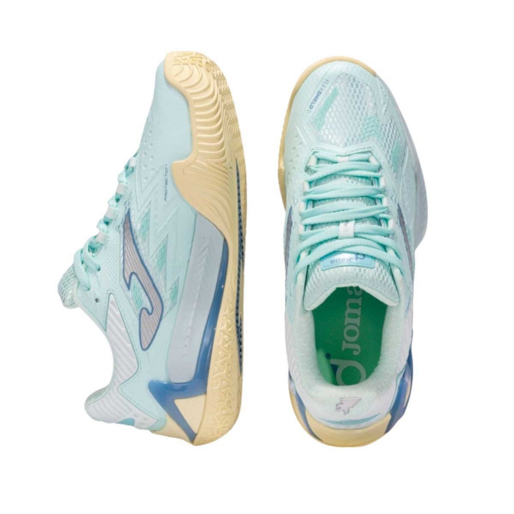 Joma OPEN Lady 2502 Padel Shoe - Sky Blue - Side