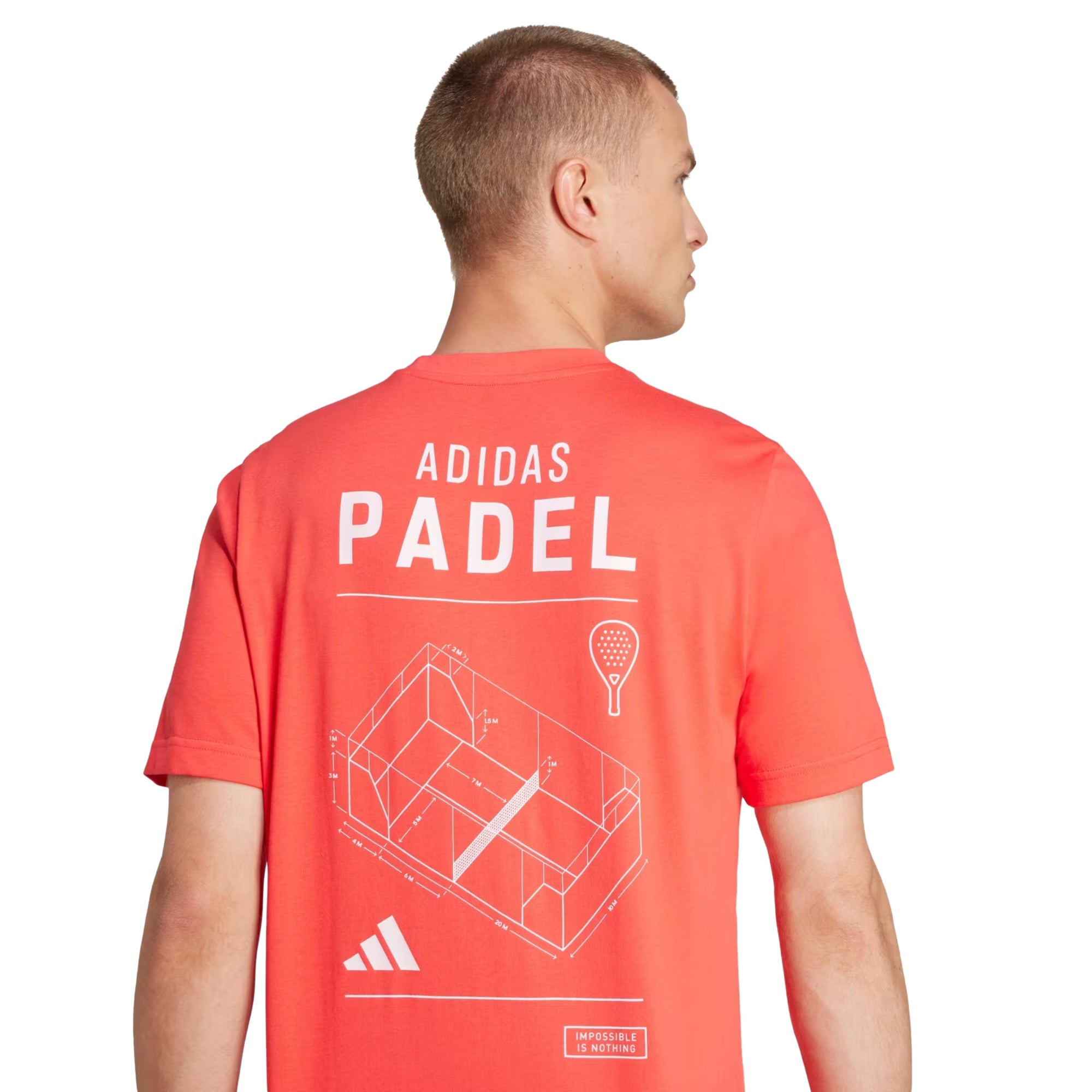 Adidas Padel Category Graphic Tee - Back Logo
