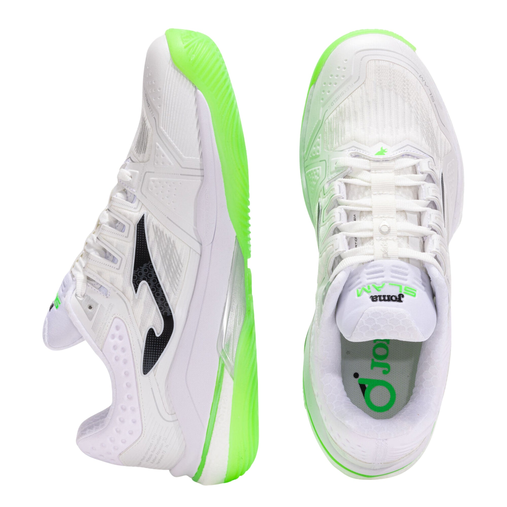 Joma Slam Men 2502 Padel Shoes - White - Top