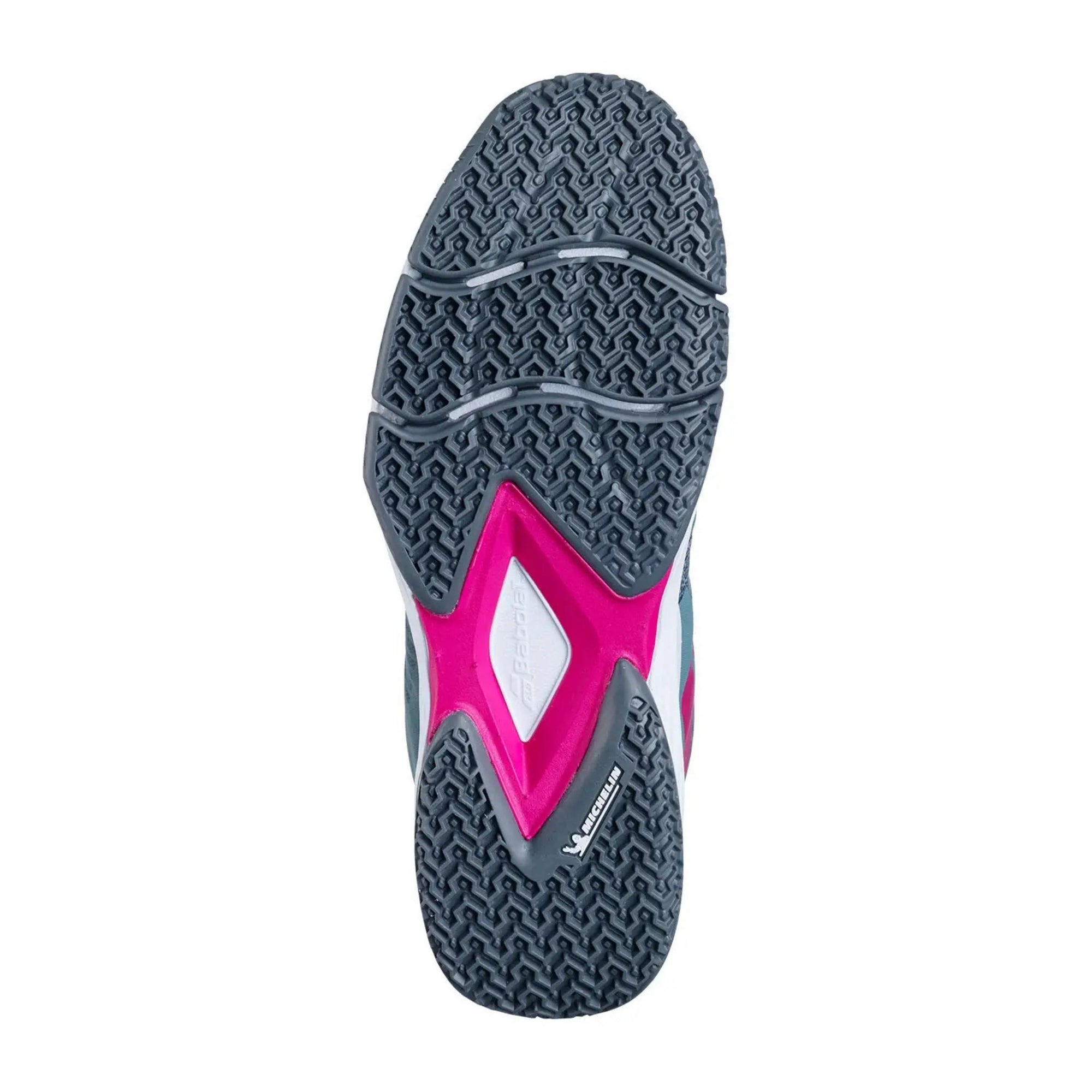Babolat Sensa Women Padel Shoes - Grey/Pink - Outsole