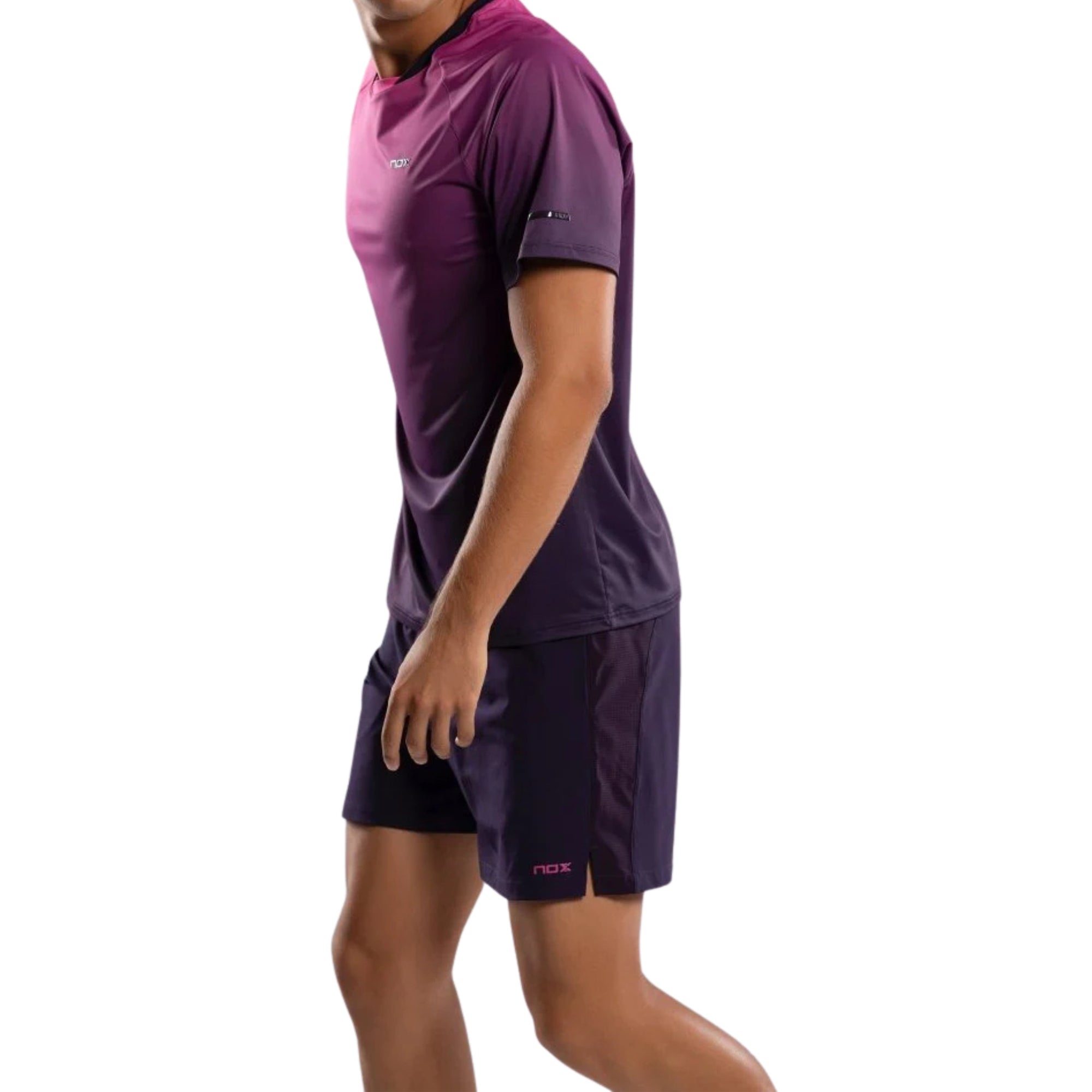 NOX Men's Pro Deep Purple Padel Shorts - Full