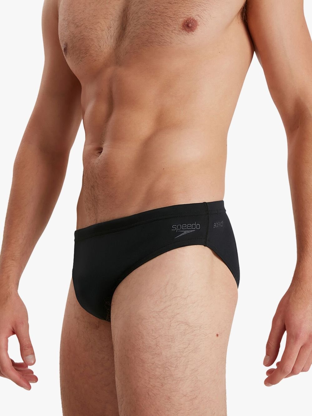 Speedo Men's Eco Endurance+ 7cm Black Swim Brief - Chlorine Resistant Recycled