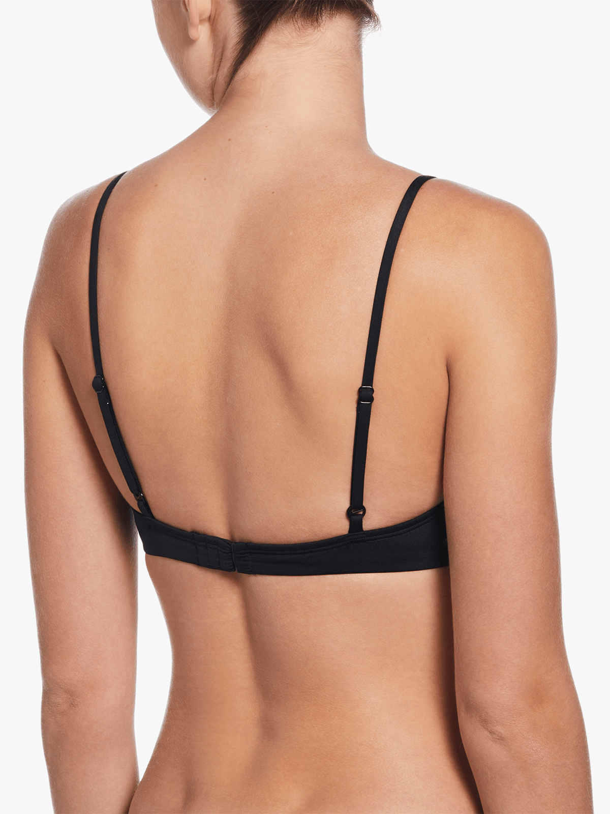 Nike Women's Essential Bralette Bikini Set - Flexible, Durable, Black Swimwear