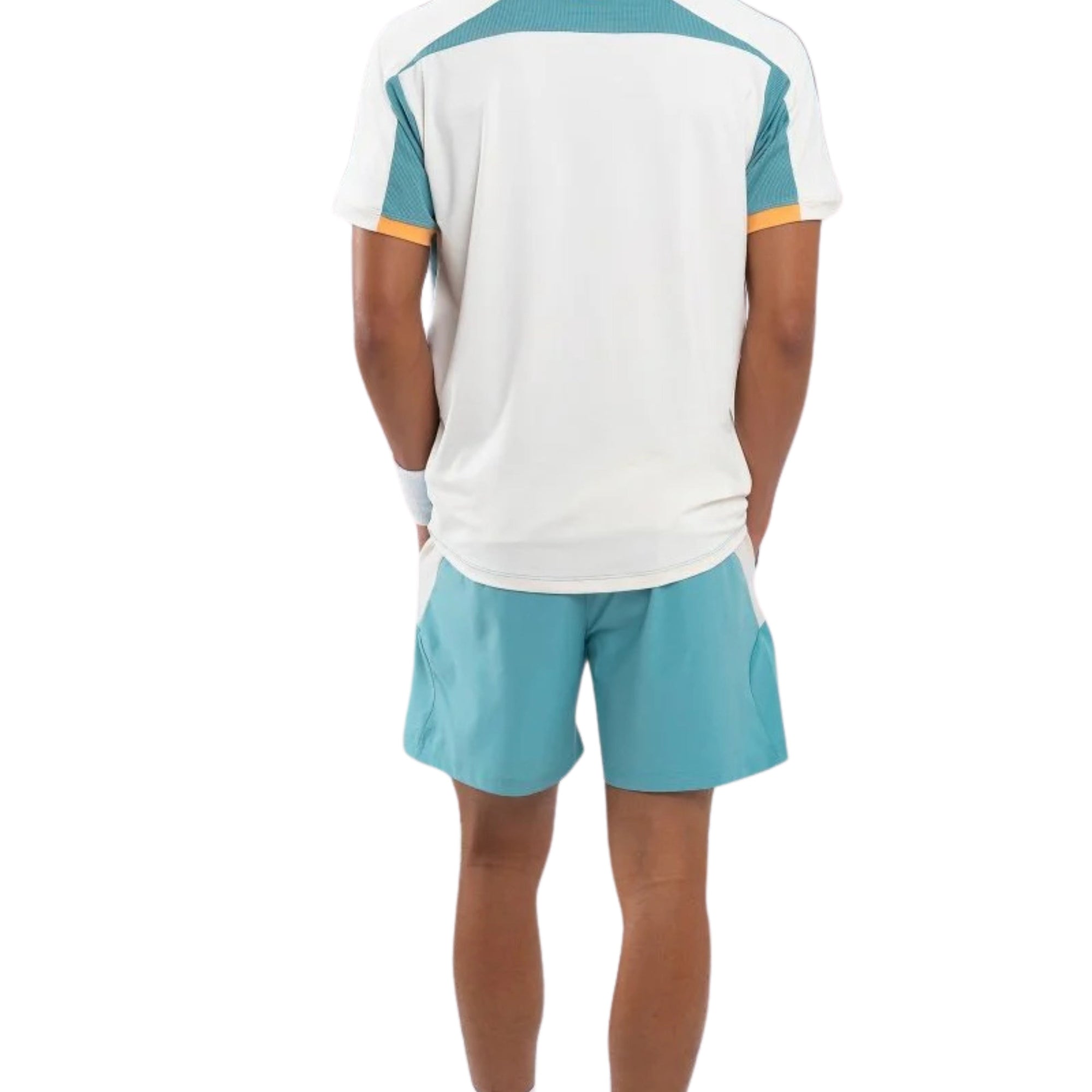 NOX Men's Pro Turquoise Shorts- Full back