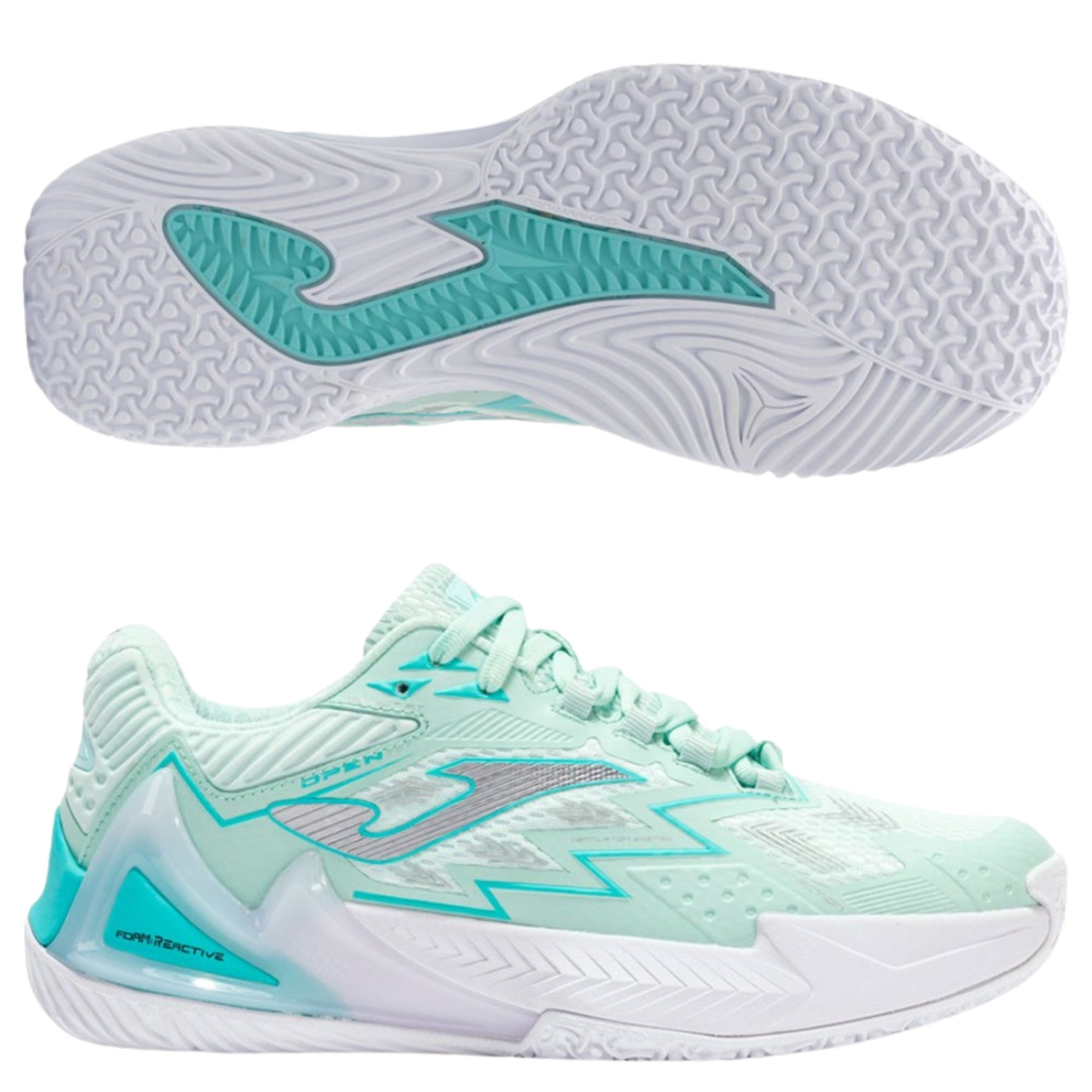 Joma Open Lady 2527 Turquoise Padel Shoes - Pair