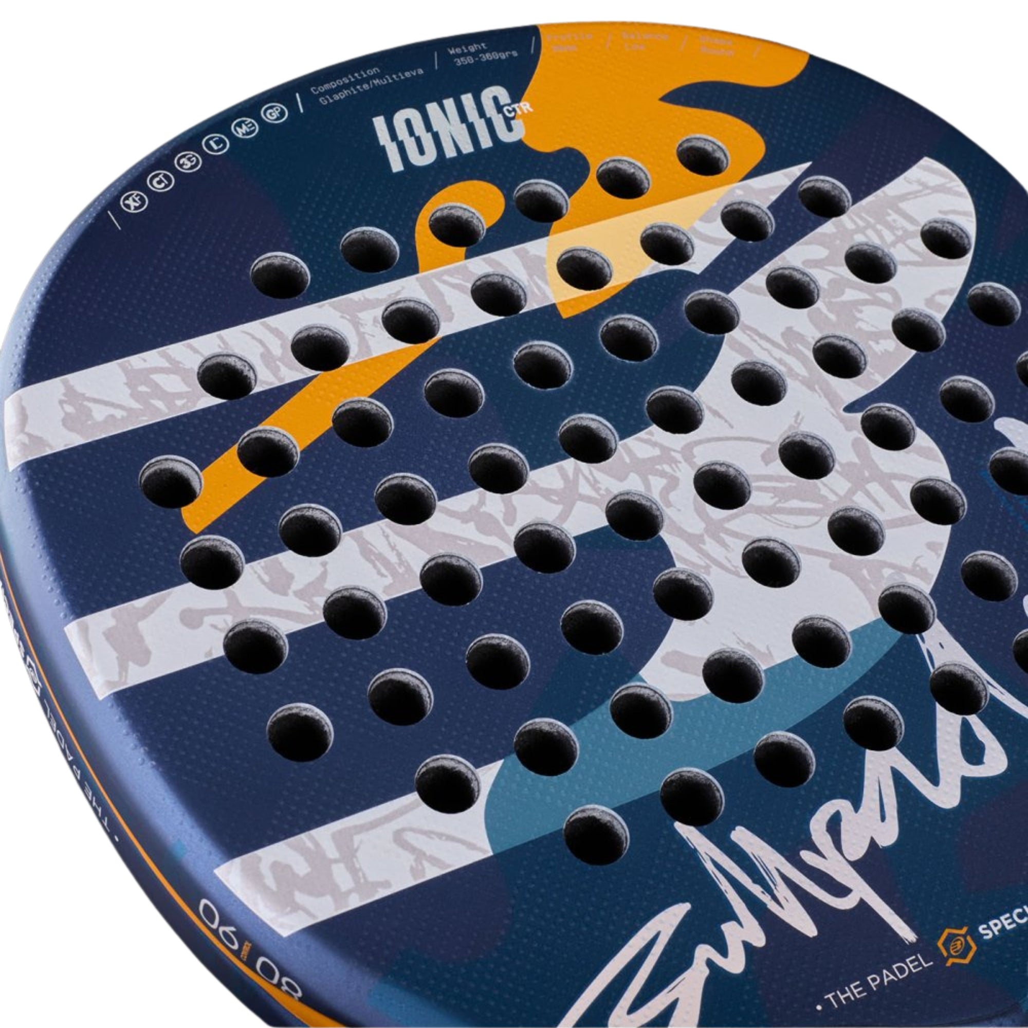 Bullpadel Ionic Control 25 Padel Racket - Face