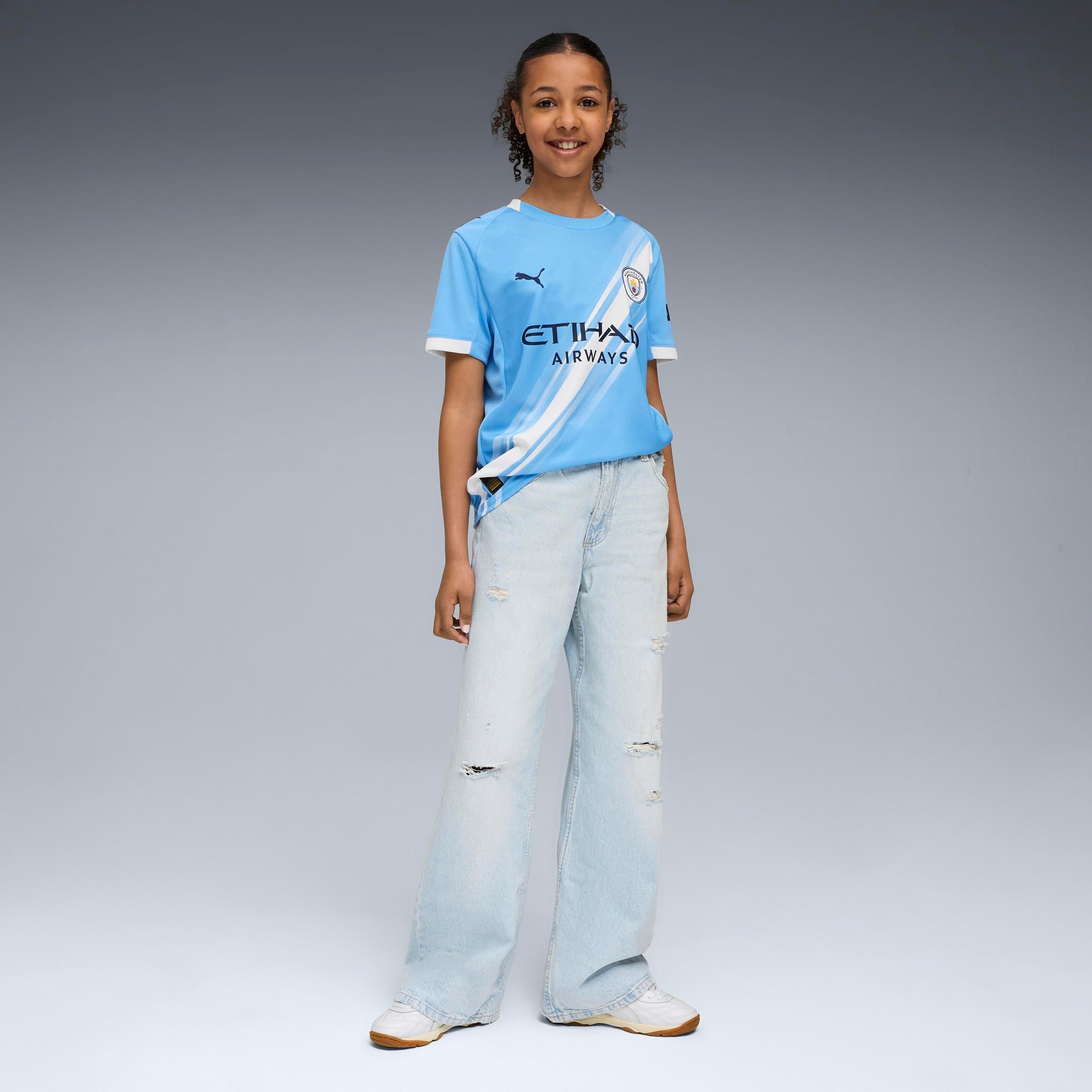 Puma Manchester City 25/26 Home Jersey Youth