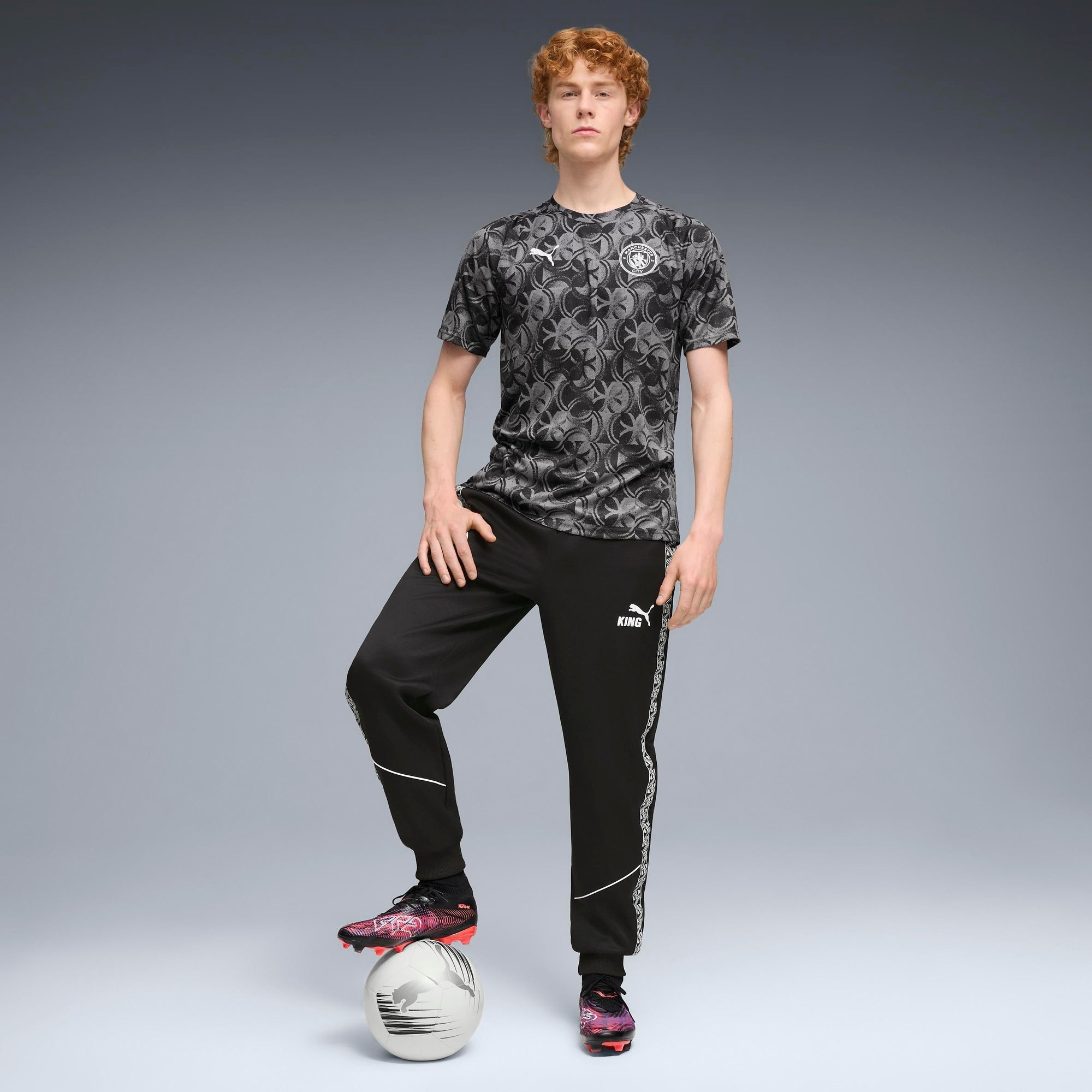 Puma Manchester City Pre-match Jersey Black-Flat Dark Gray