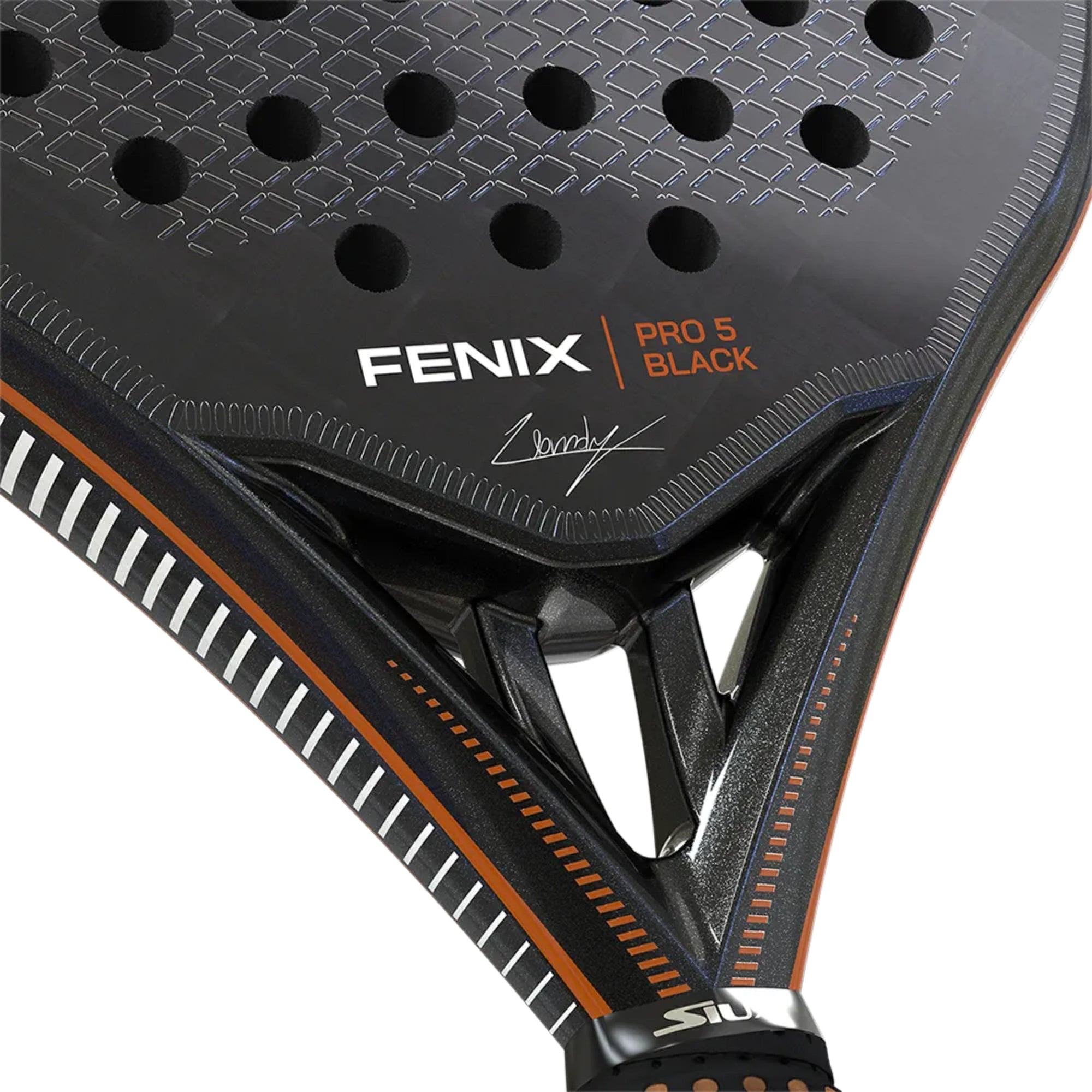 Siux Fenix Pro 5 Black Padel Racket - Heart