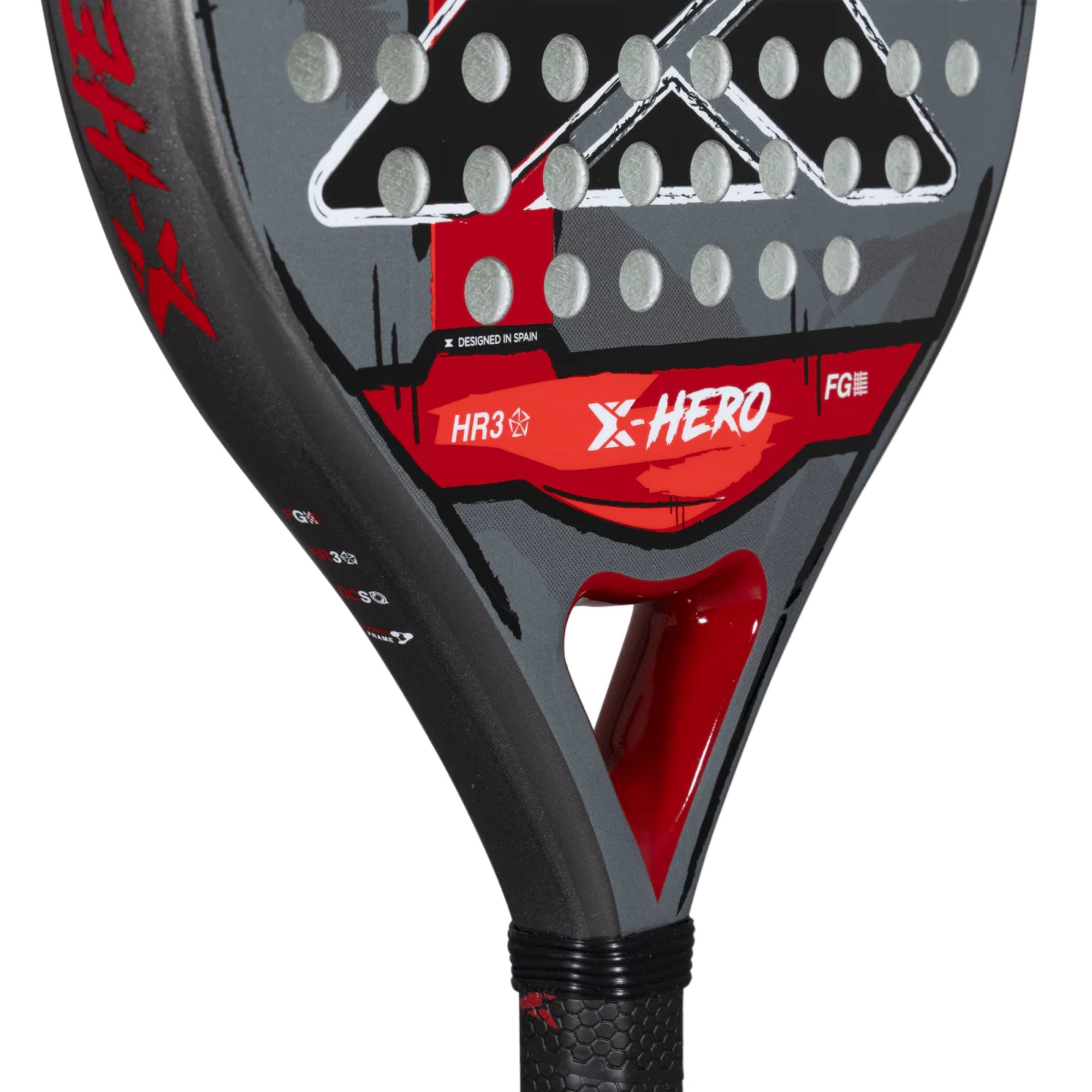 NOX X-Hero Red Padel Racket - Heart