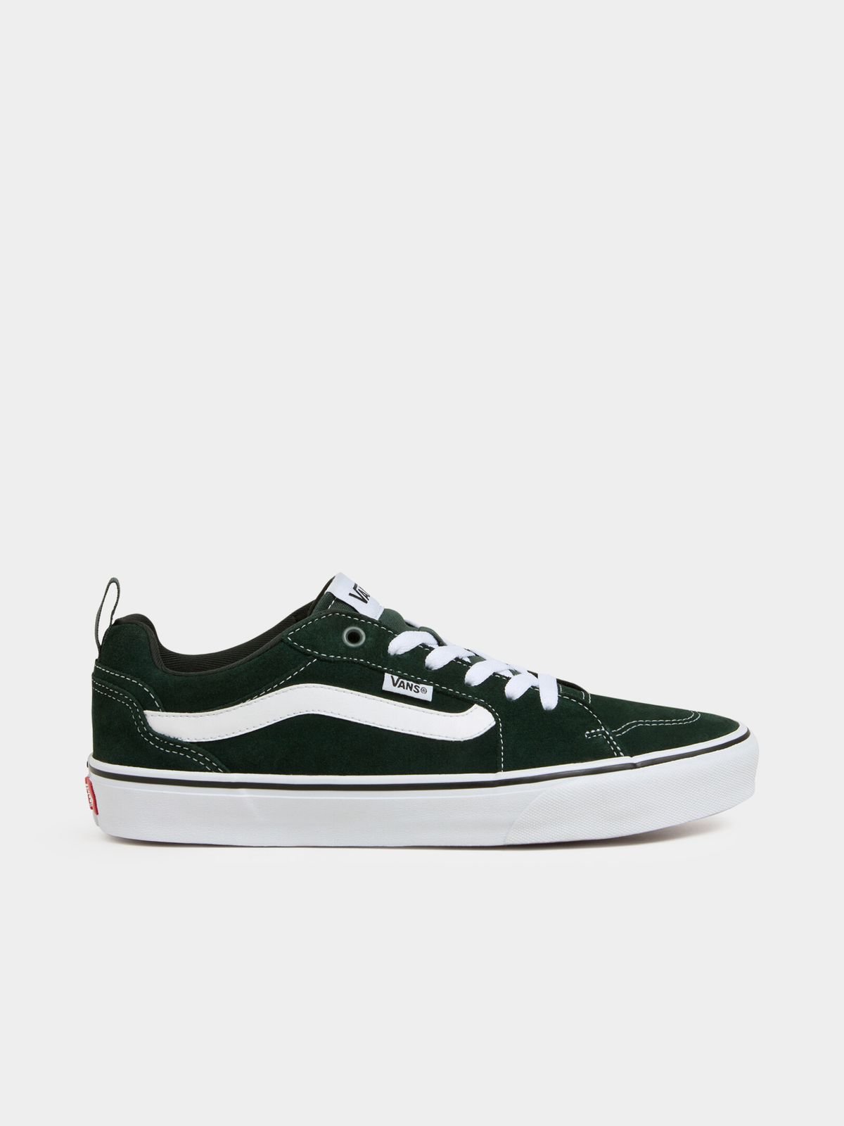 Vans Filmore Suede Green White Sneakers - Classic Comfort Skate Style
