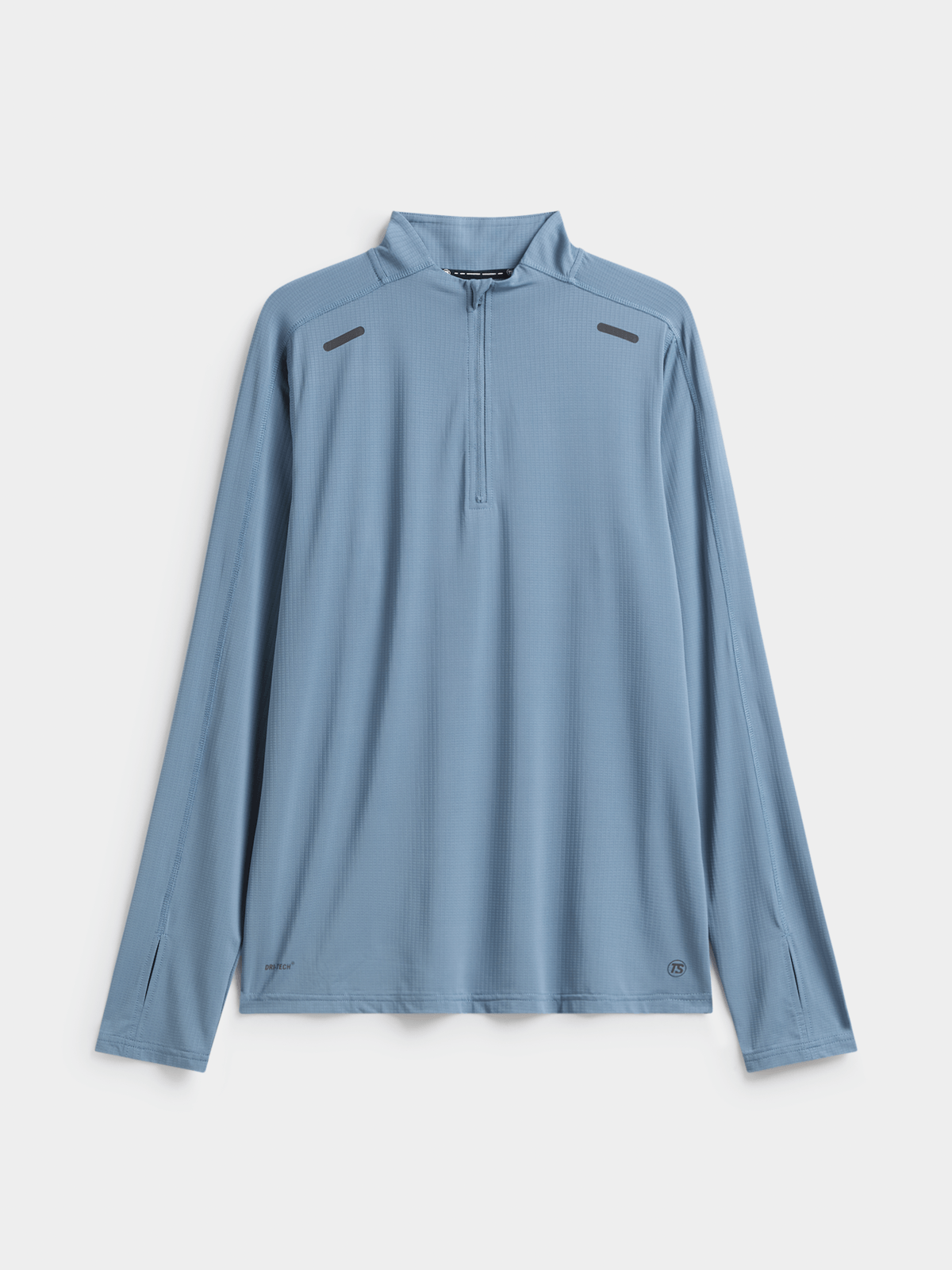 TS Men's Dri-Tech 1/4 Zip Periwinkle Funnel Neck Sweat Top