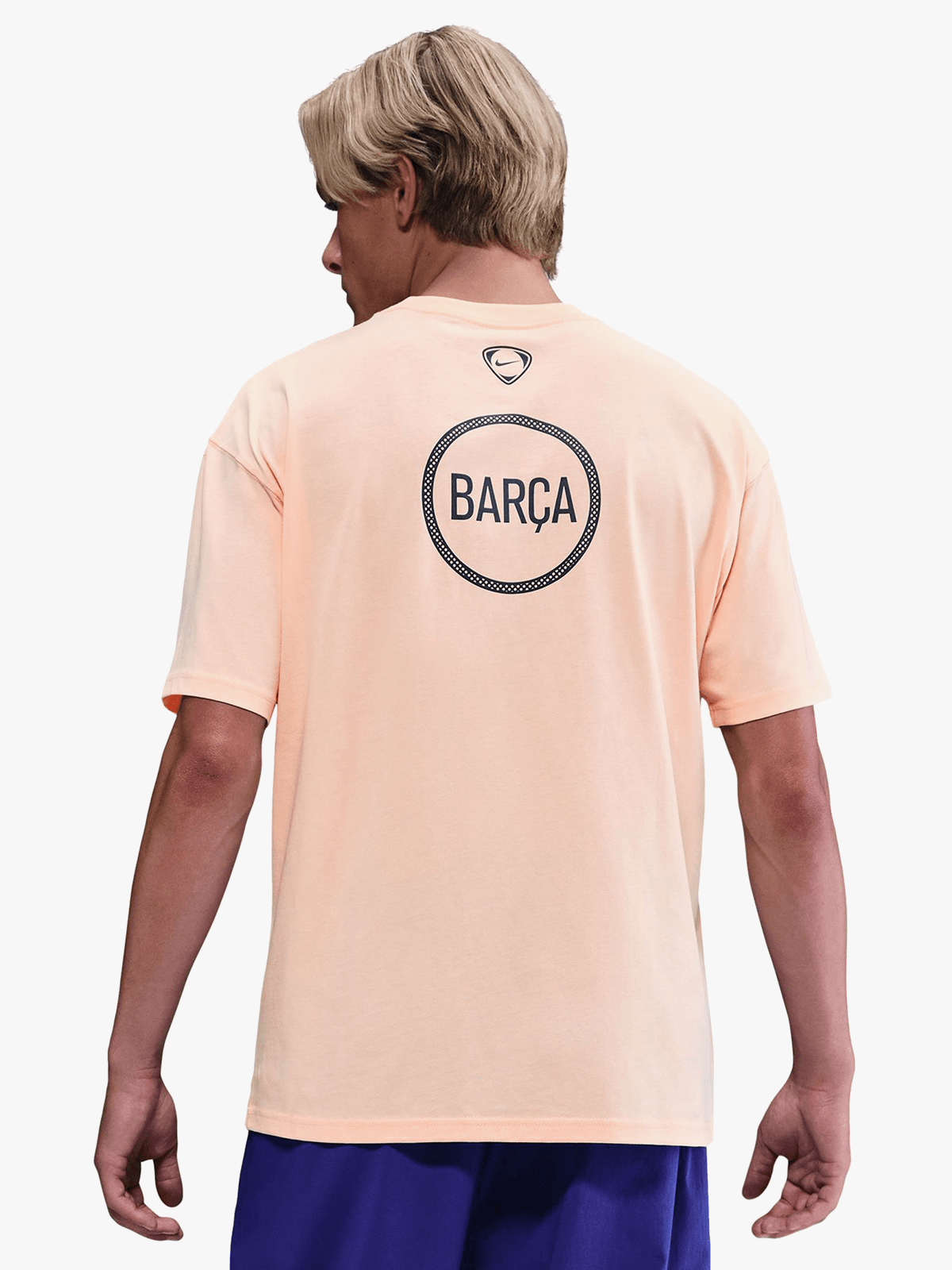 Nike Men's FC Barcelona T90 Remix Mango Retro Football Tee Shirt