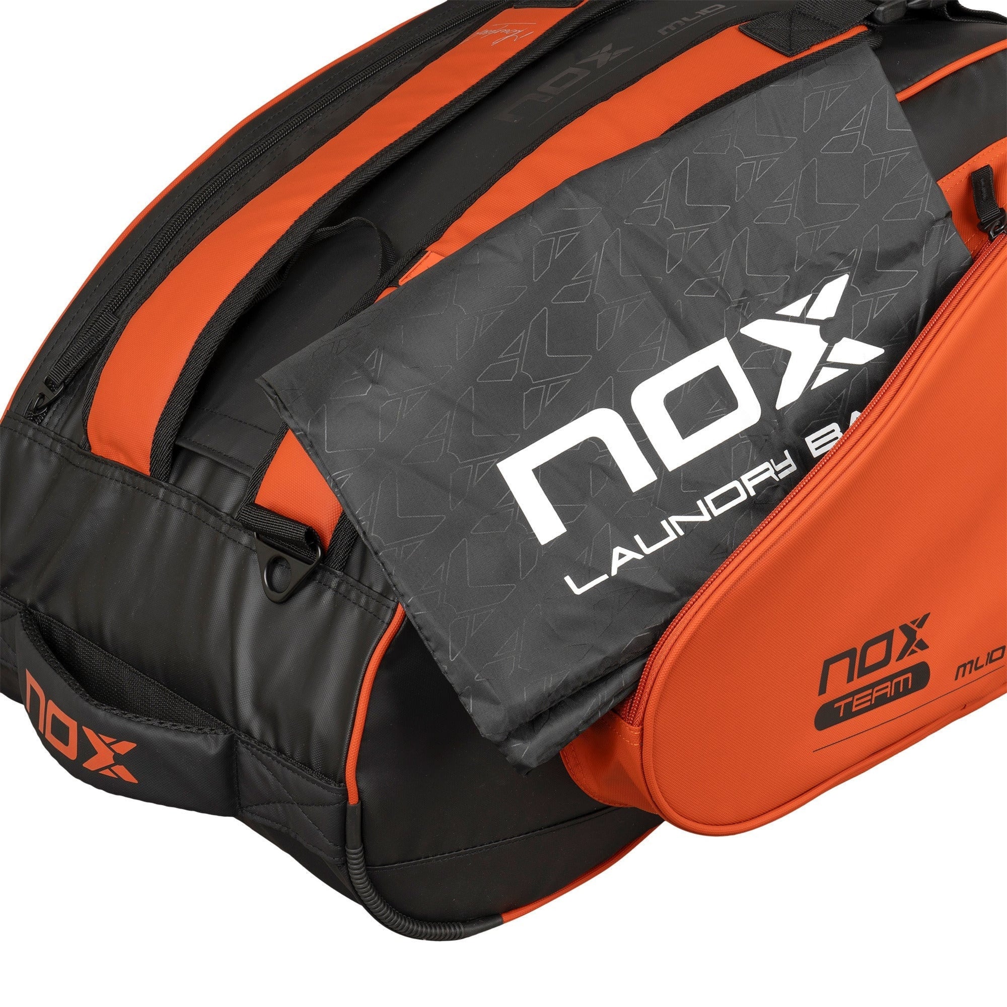 NOX ML10 Team Padel Bag - Black/Orange - Laundry