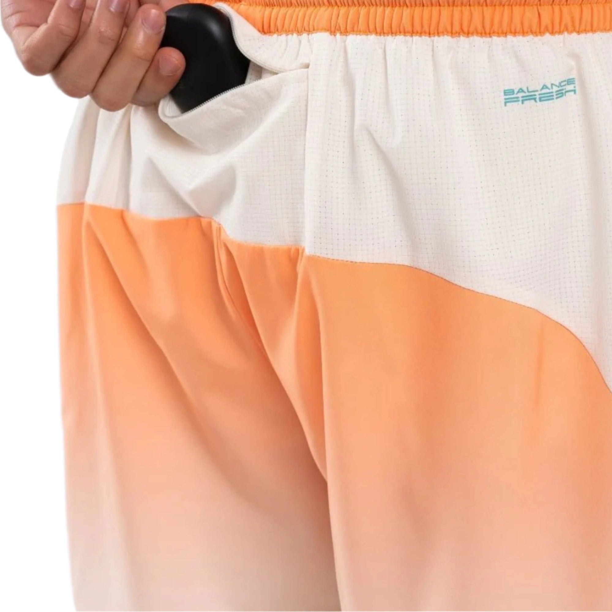 NOX Men's Pro Orange Shorts - Back pocket
