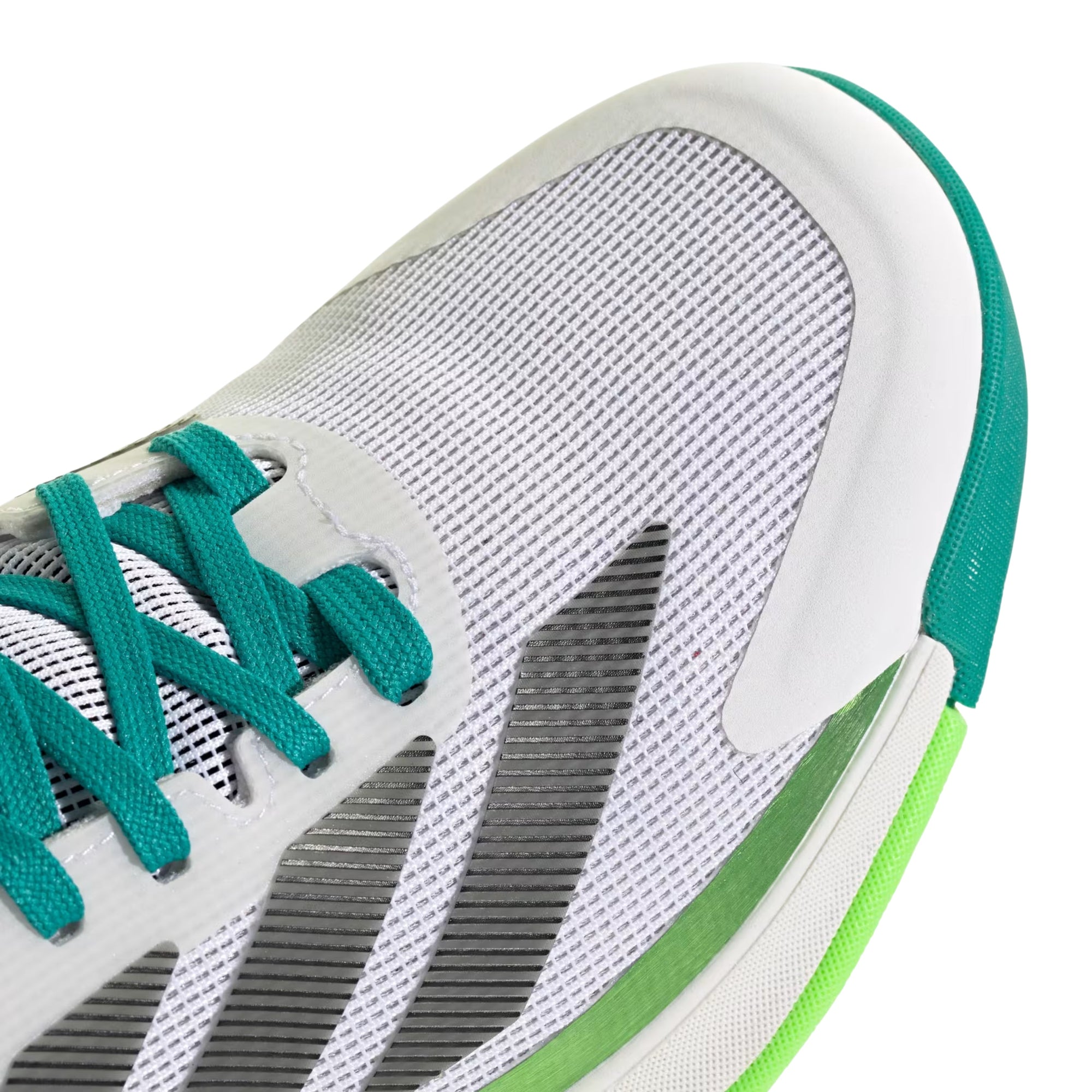 Adidas Crazyquick Boost Padel Shoes - White/Green - Toe