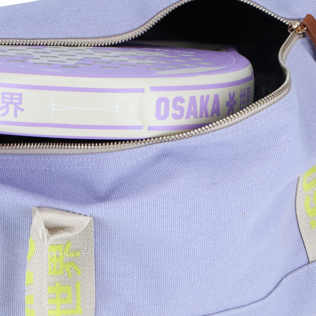 Osaka Padel Cotton Duffle Bag - Light Purple Padel Racket