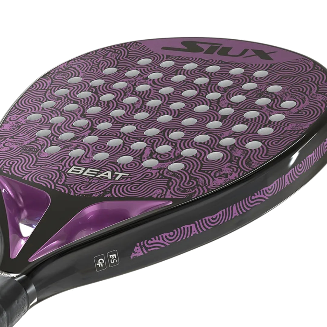 Siux Beat Hybrid Air Padel Racket - Purple - Right Face