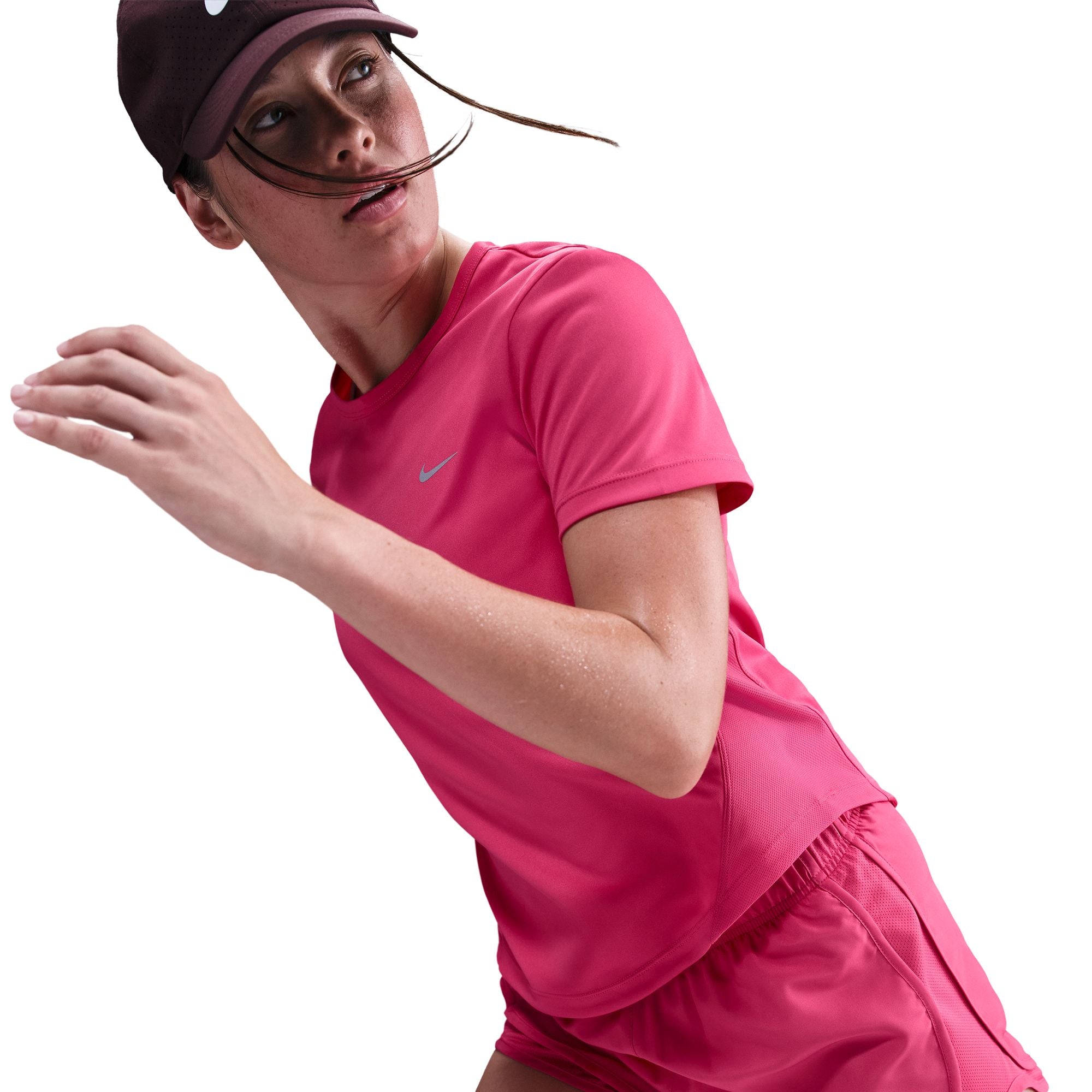 Nike Tempo Dri-FIT Short-Sleeve Running Top Rush Pink