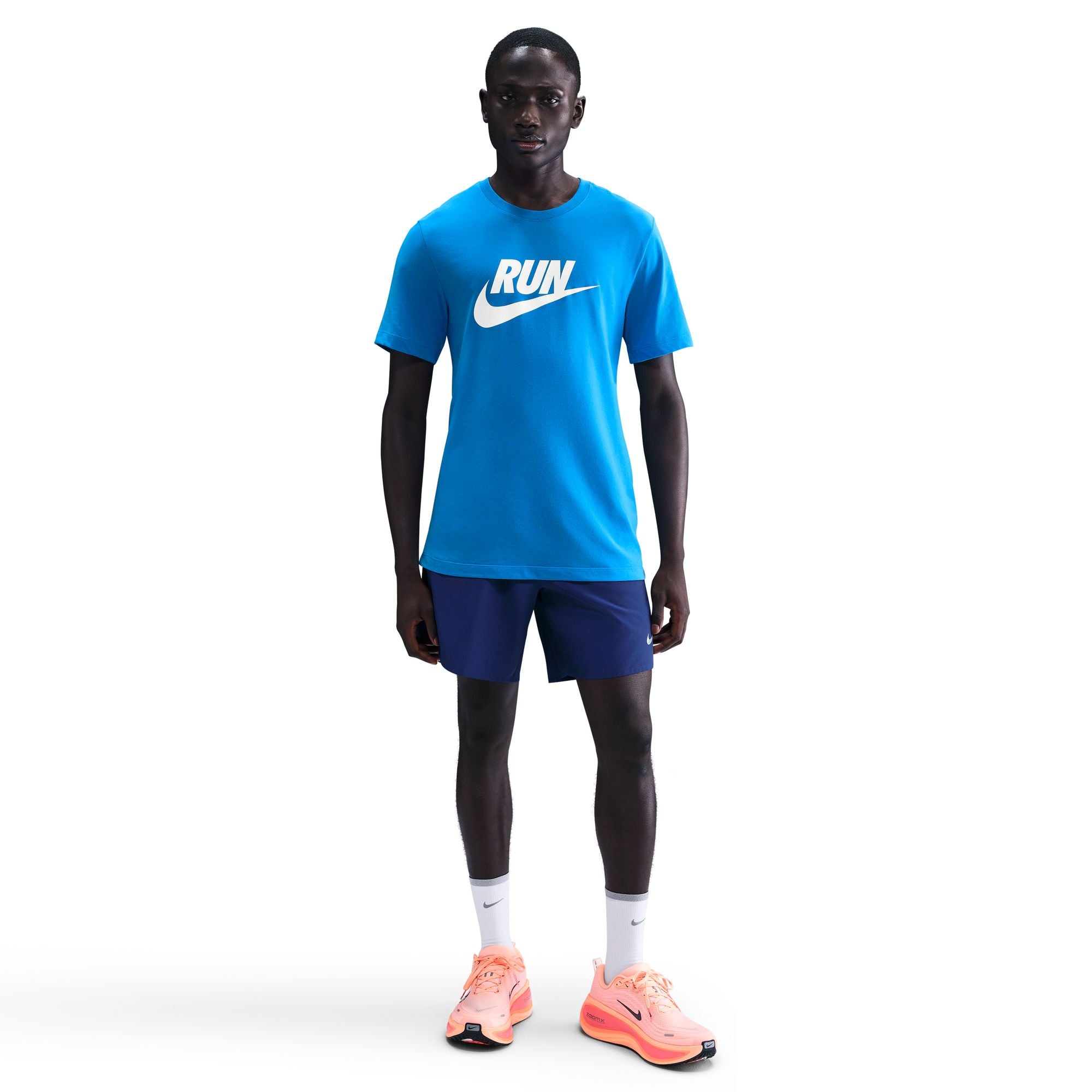 Nike Dri-FIT Running T-Shirt Blue Hero