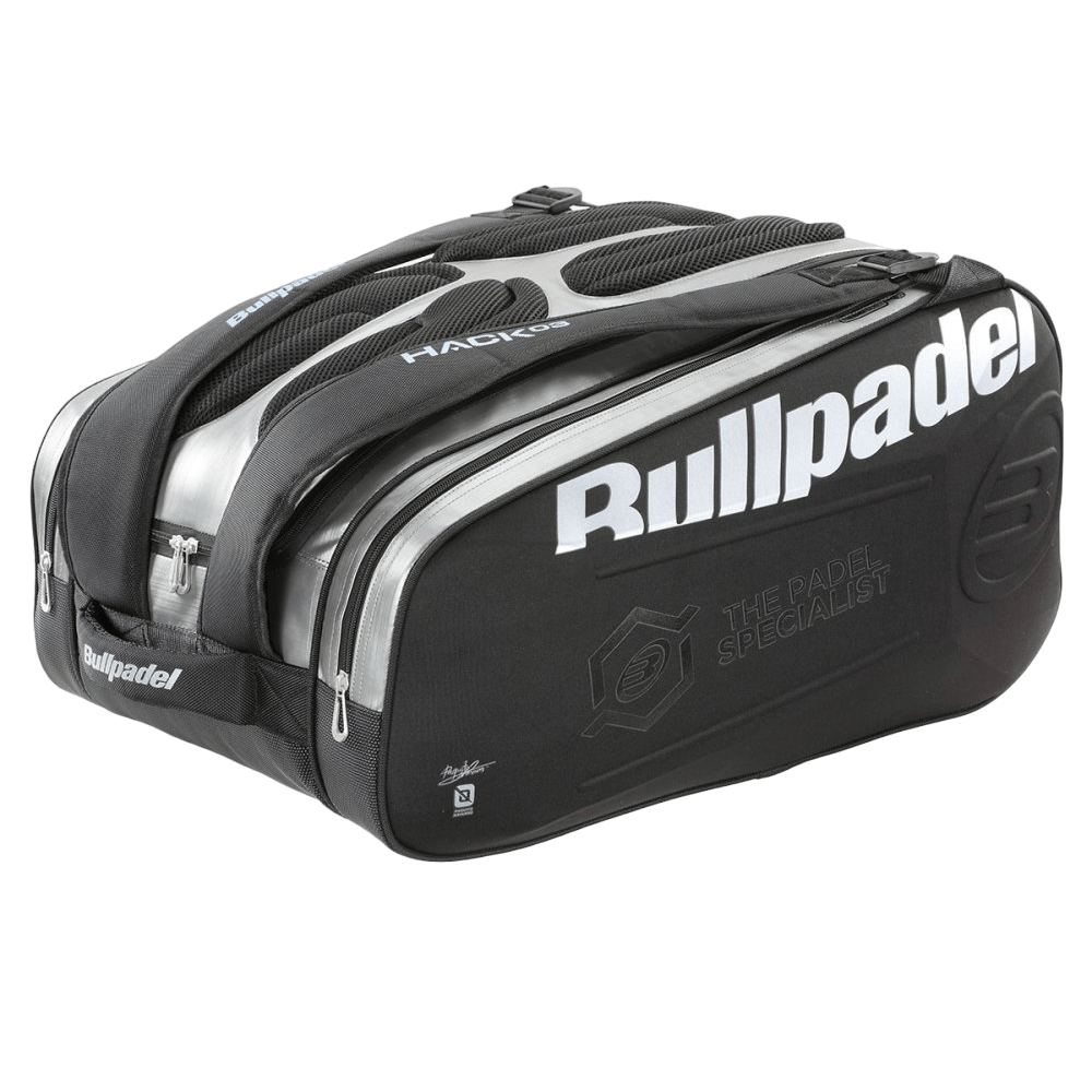 Bullpadel Hack Proline Racket Bag - SilverBlack-Left