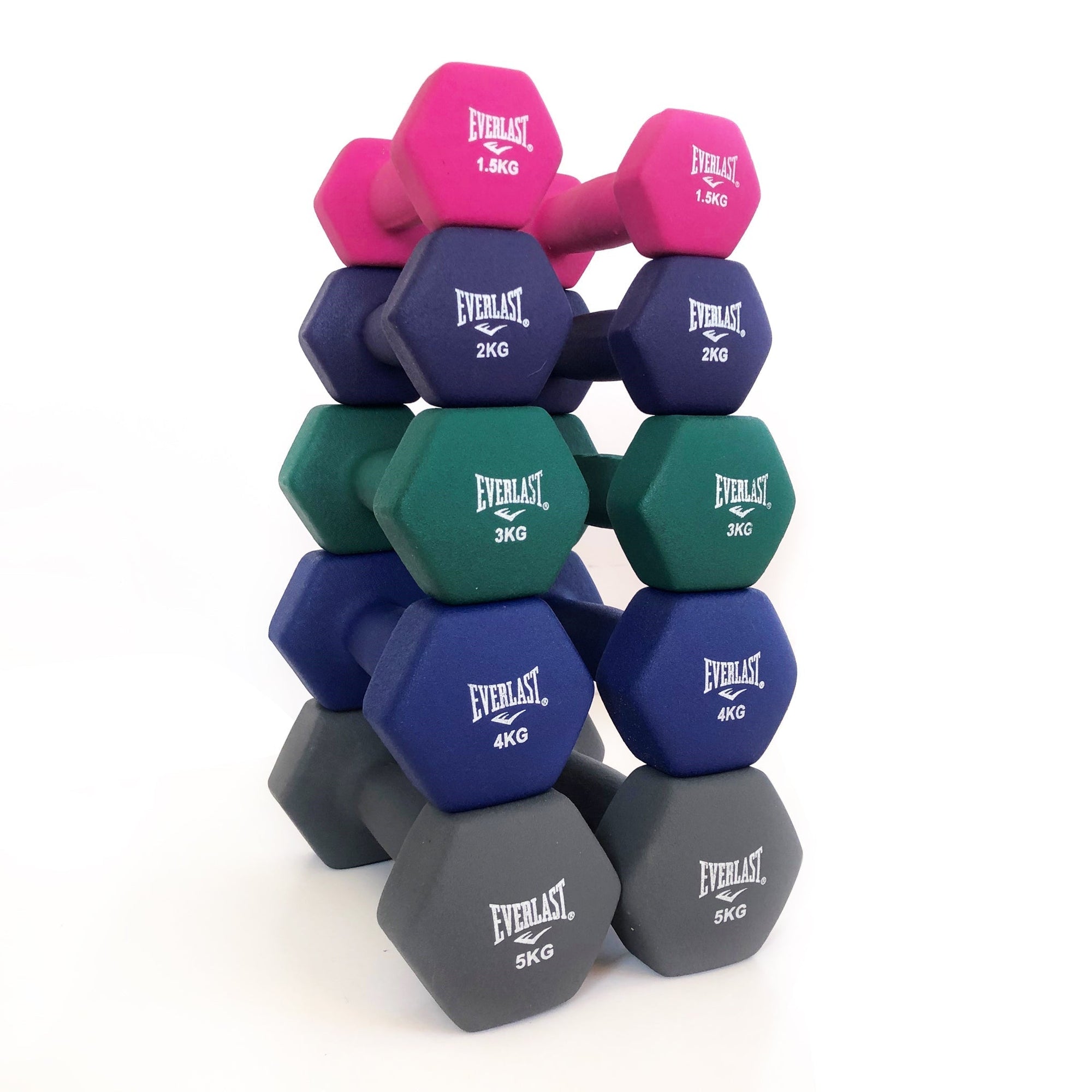 PAIR OF 3KG DUMBBELLS