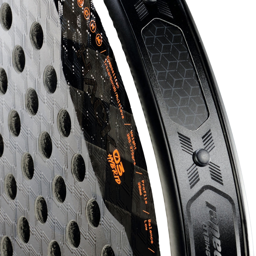 Bullpadel Hack 03 Hybrid 24 Padel Racket-Zoom