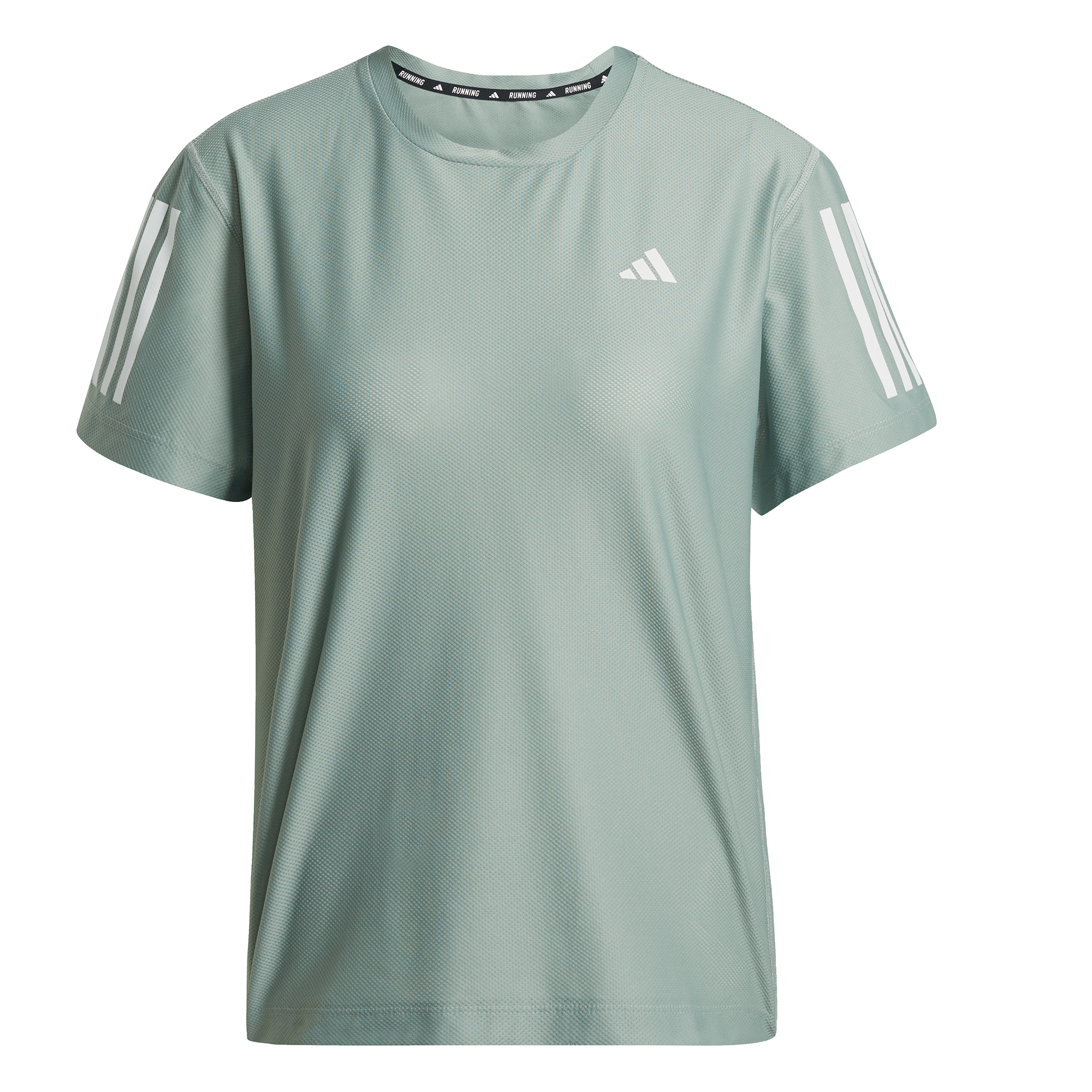 Adidas Own The Run Tee Silver Green