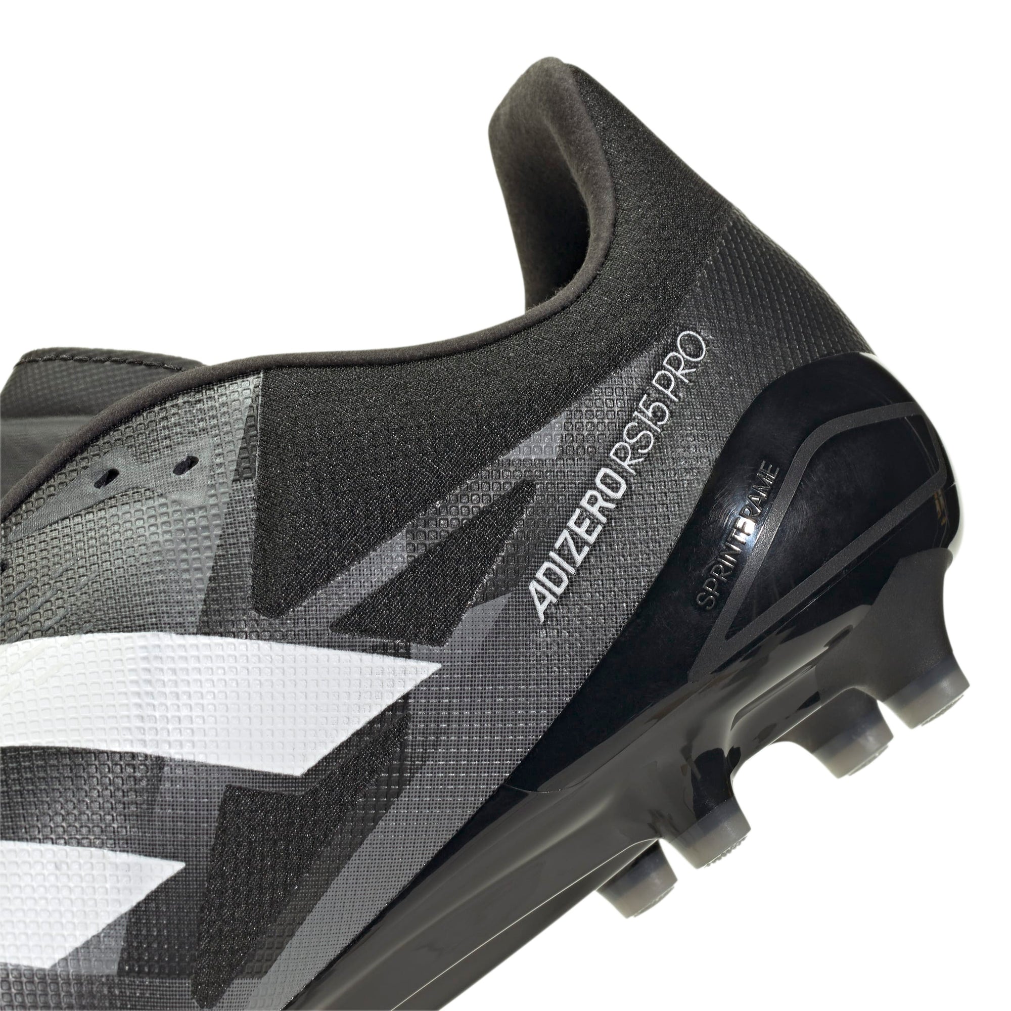 Adidas Adizero RS15 Pro Firm Ground Rugby Boots Black