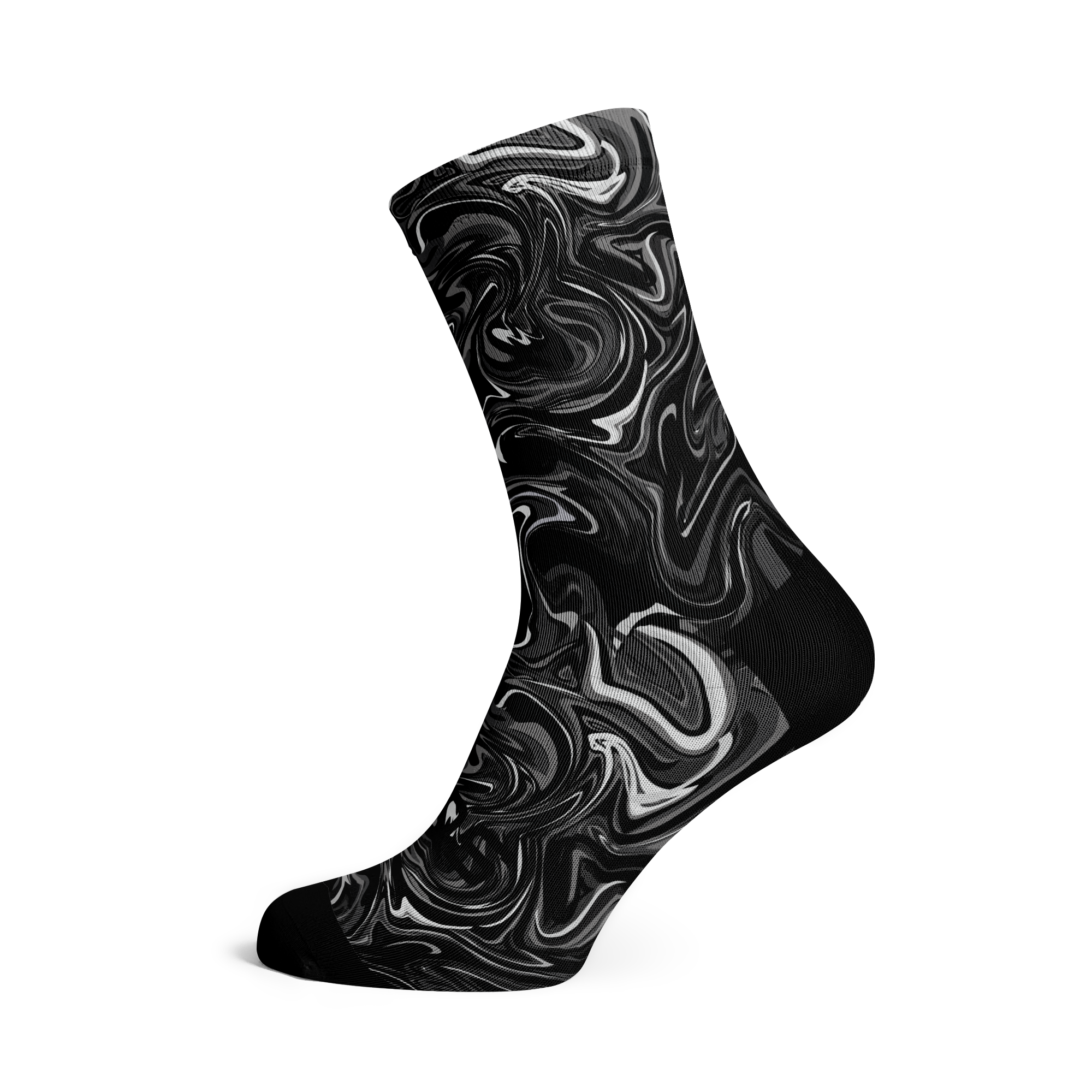Sox Marble Black Socks