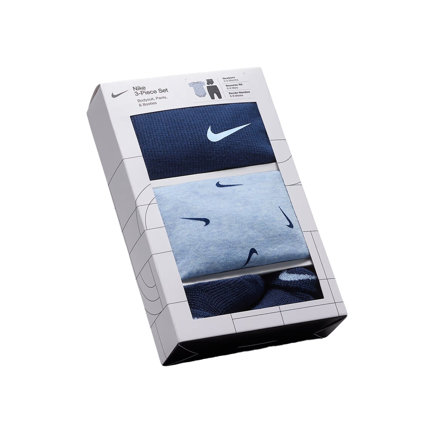 Nike NHN 3 Piece Bodysuit & Waffle Pant - Midnight Navy