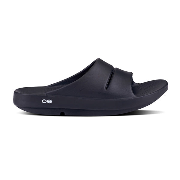 Oofos Unisex Ooahh Slide Black