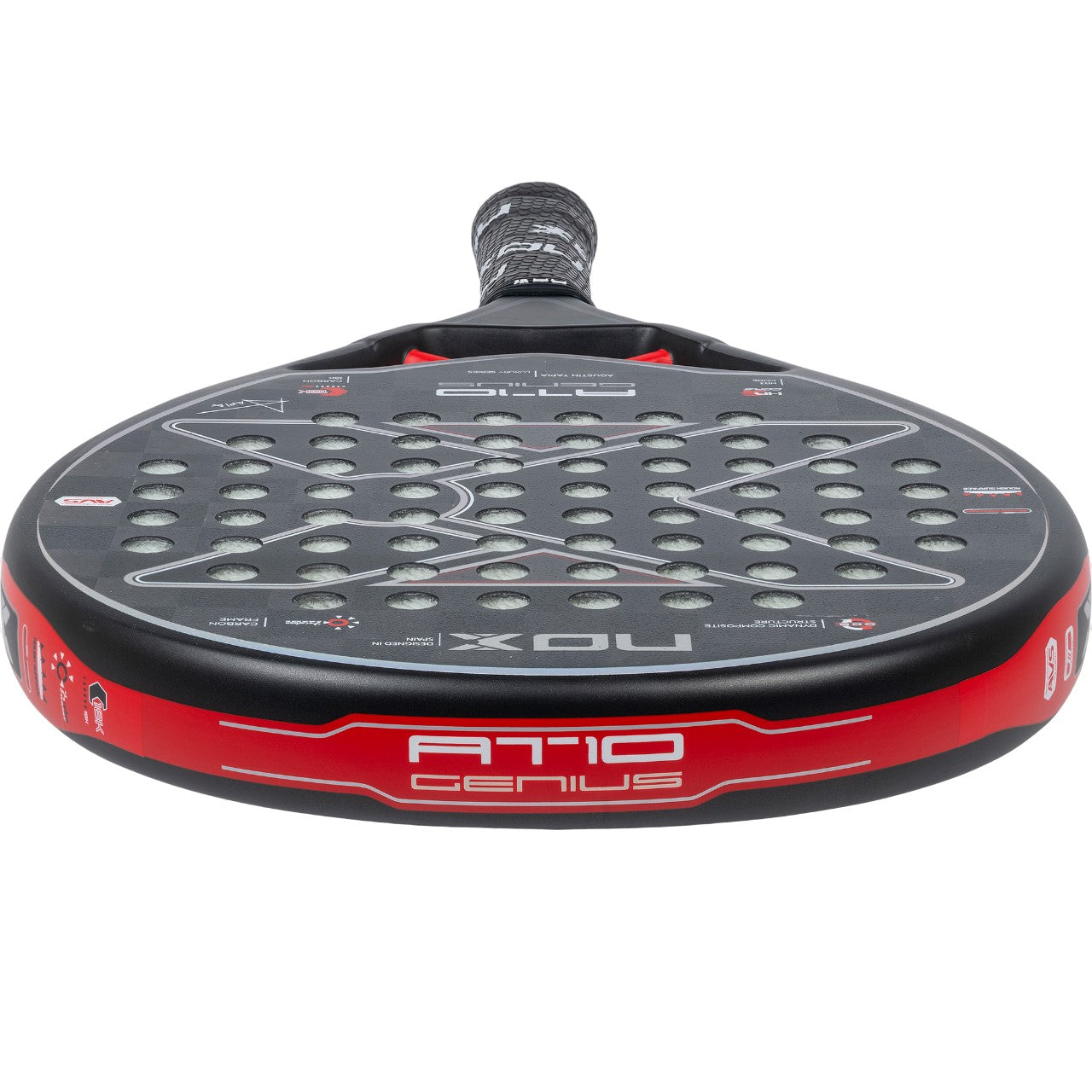 NOX AT10 Genius 18K Padel Racket-Top