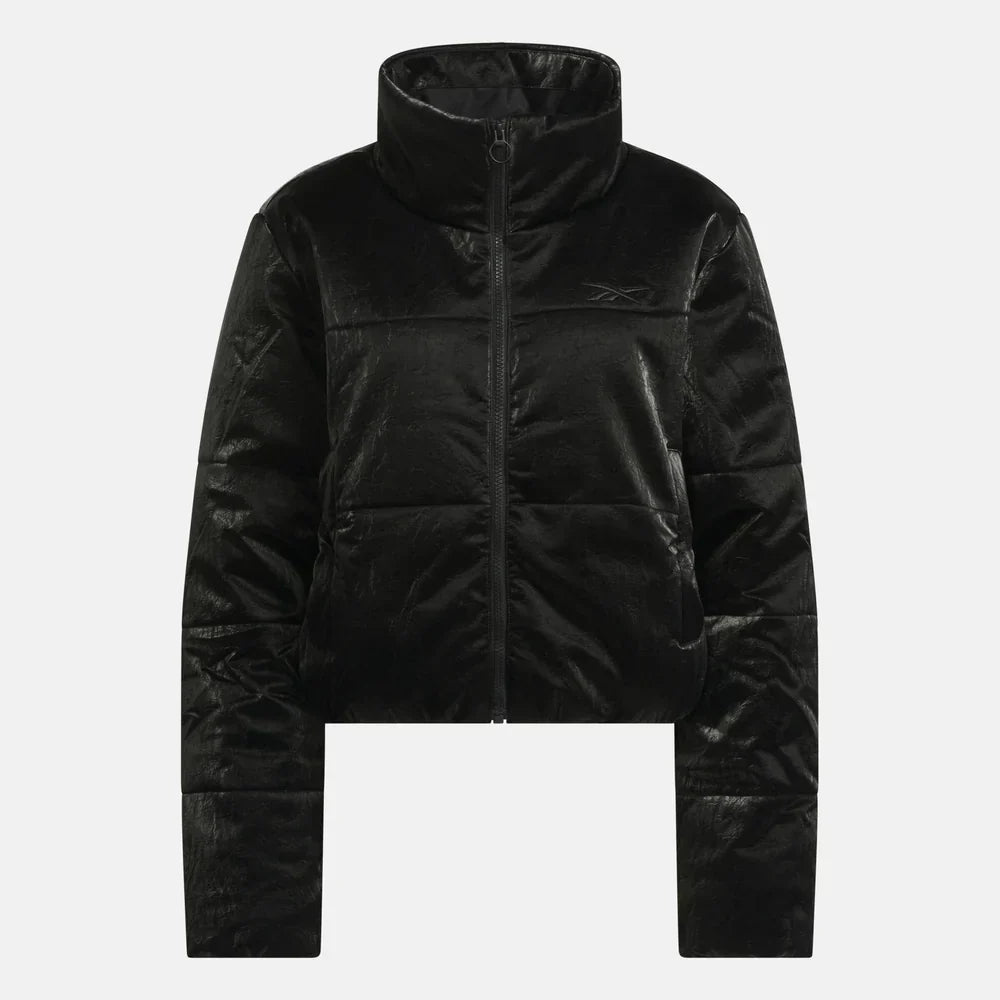 Faux Leather Fashion Puffer Jacket (3)