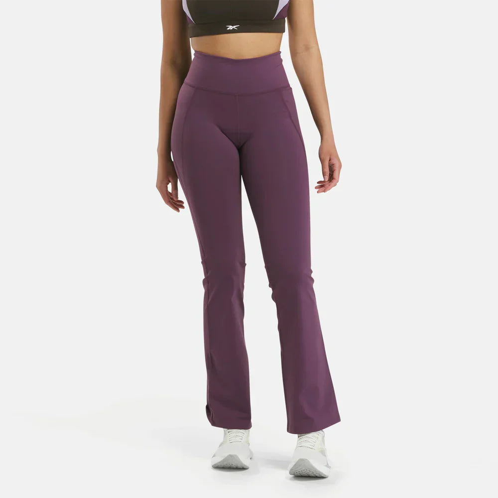 Lux High-Rise Mini-Flare Pants