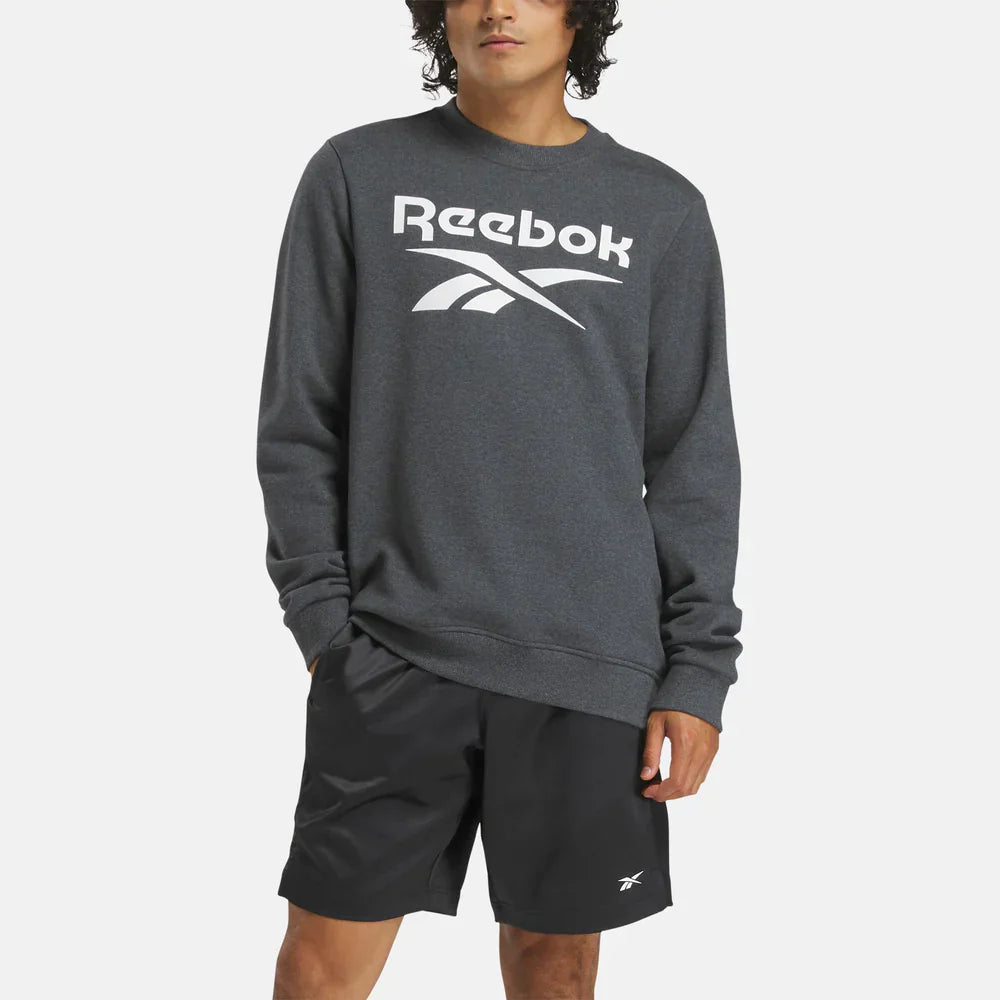 Reebok Identity Fleece Stacked Logo Crew Sweatshirt