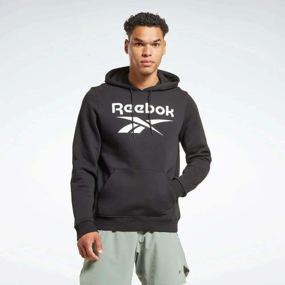 Identity Fleece Stacked Logo Pullover Hoodie