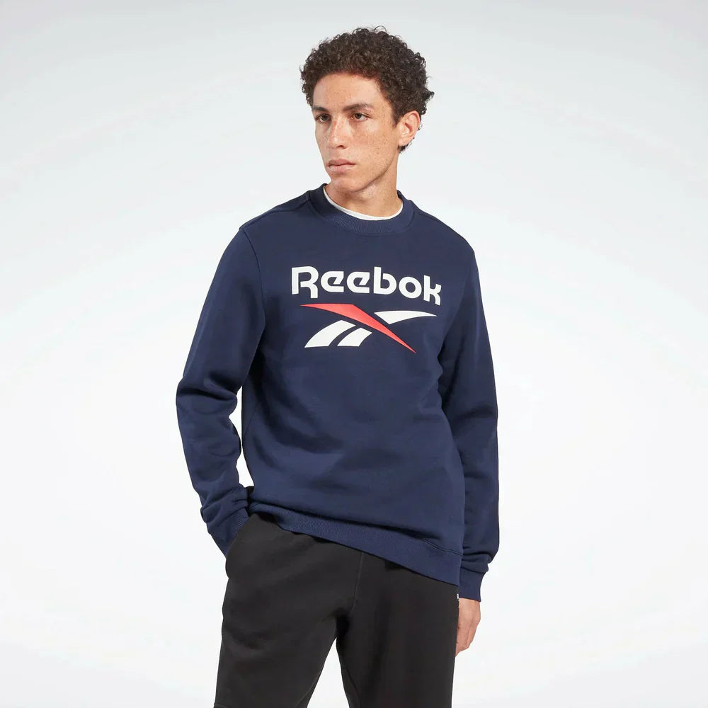Identity Fleece Stacked Logo Sweatshirt