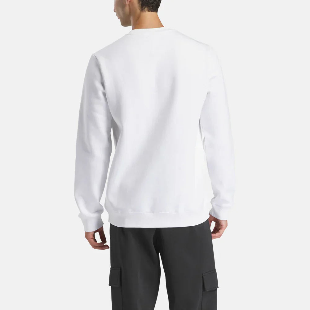 Reebok Identity Fleece Stacked Logo Crew Sweatshirt