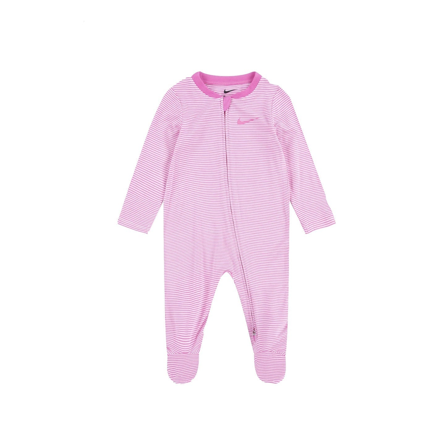 Nike NKN Striped Footed Coverall - Playful Pink