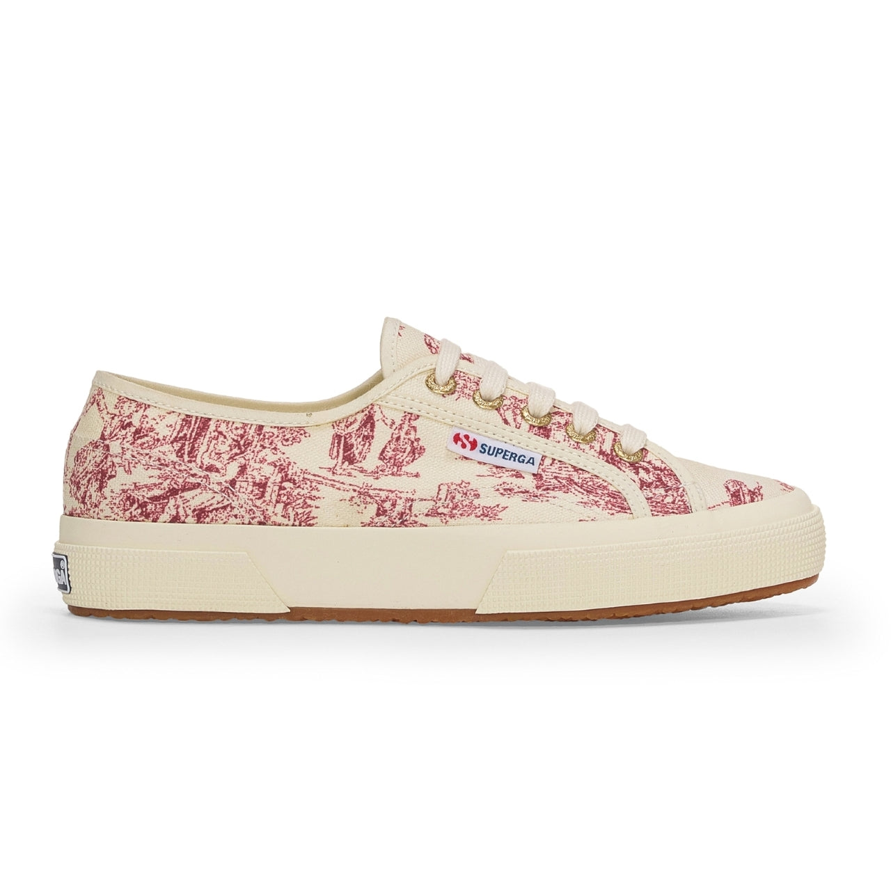 2750 TOILE DE JOUY - BEIGE NATURAL RED