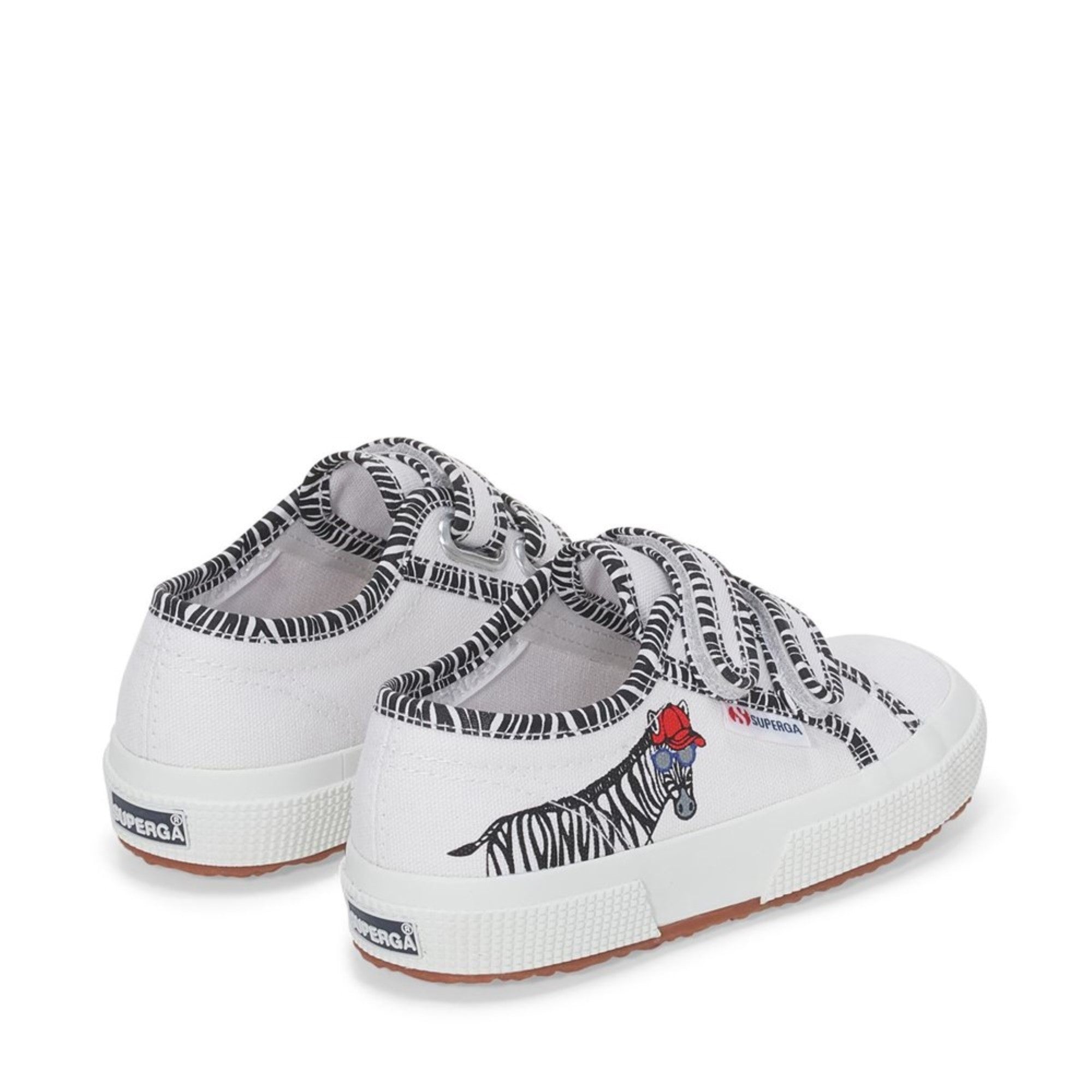 2750 KIDS STRAP ZEBRA A7J WHITE BLACK