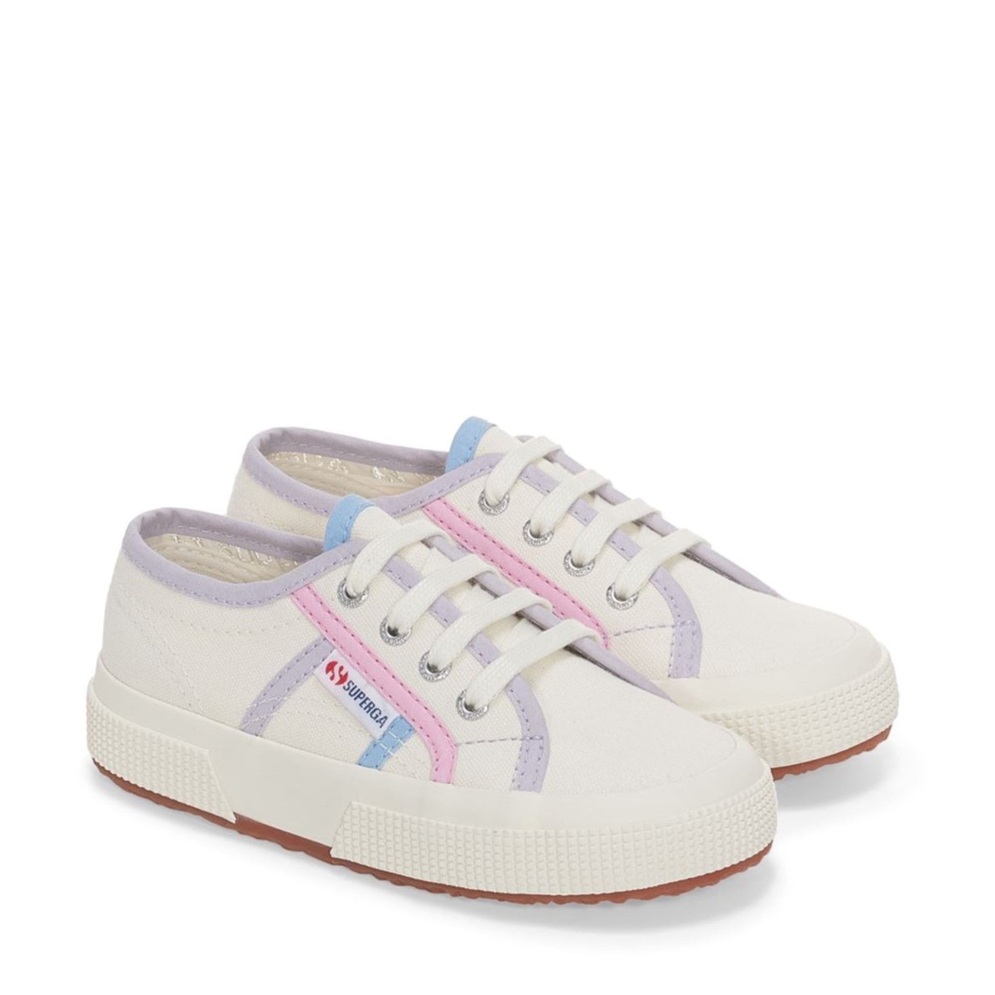 2750 KIDS COLORBLOCKING - WHT VIOLET PINK BLUE