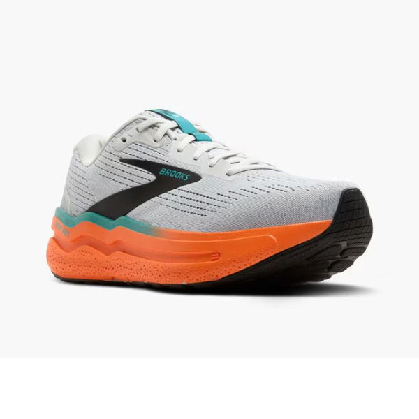 Brooks Ghost Max 2 Oyster Mushroom/Orange/Teal