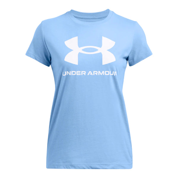 Under Armour Rival Logo Short Sleeve Blue